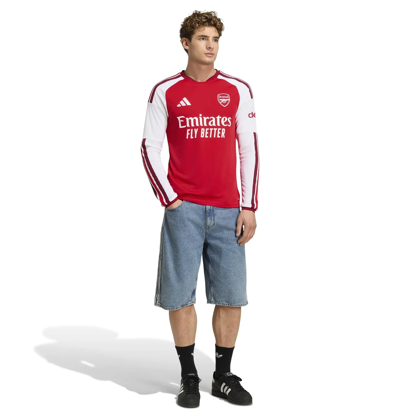 adidas Arsenal FC 2026/27 Adults Long-Sleeve Home Jersey - Image 7