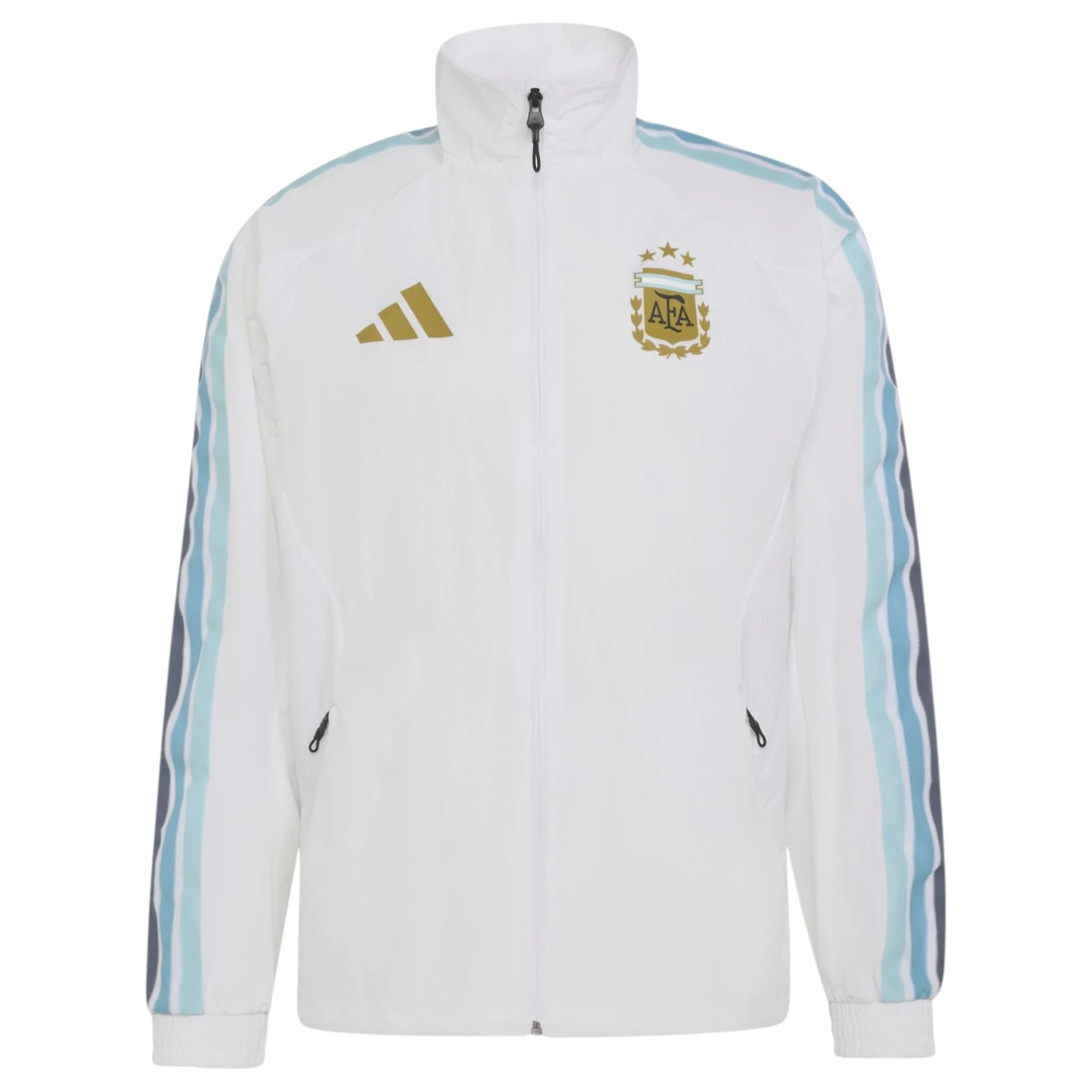 adidas Argentina Home Anthem Mens Full-Zip Football Jacket - Image 6