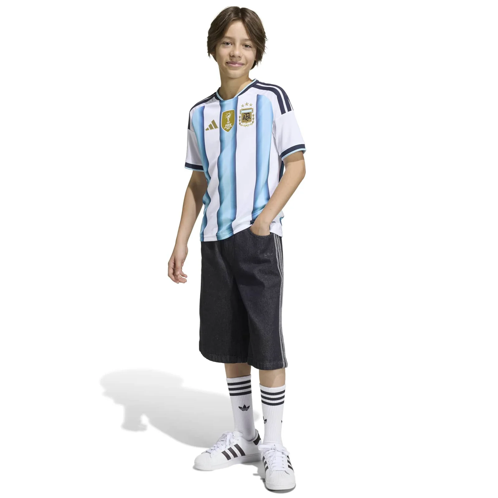 adidas Argentina Football World Cup 2026 Home Kids Jersey - Image 9