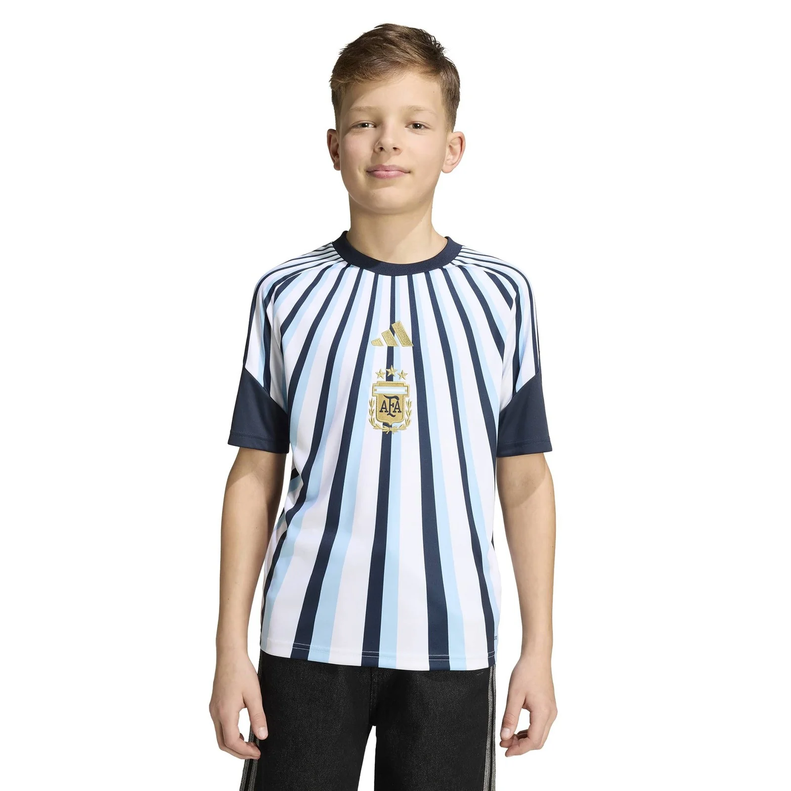 adidas Argentina Football WC 2026 Kids Home Pre-Match Jersey