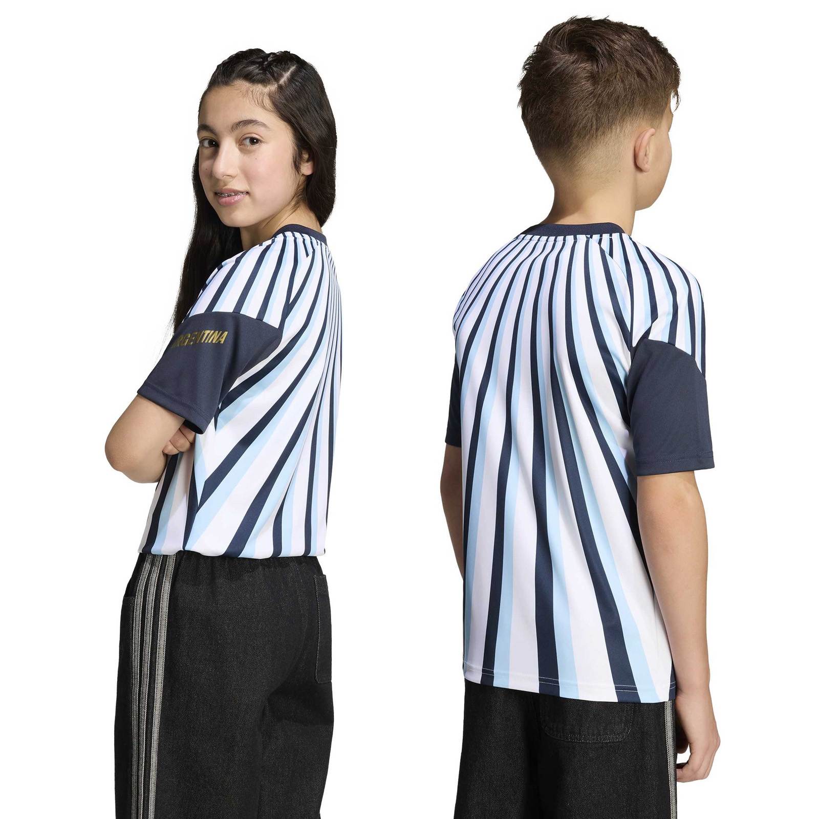 adidas Argentina Football WC 2026 Kids Home Pre-Match Jersey - Image 6