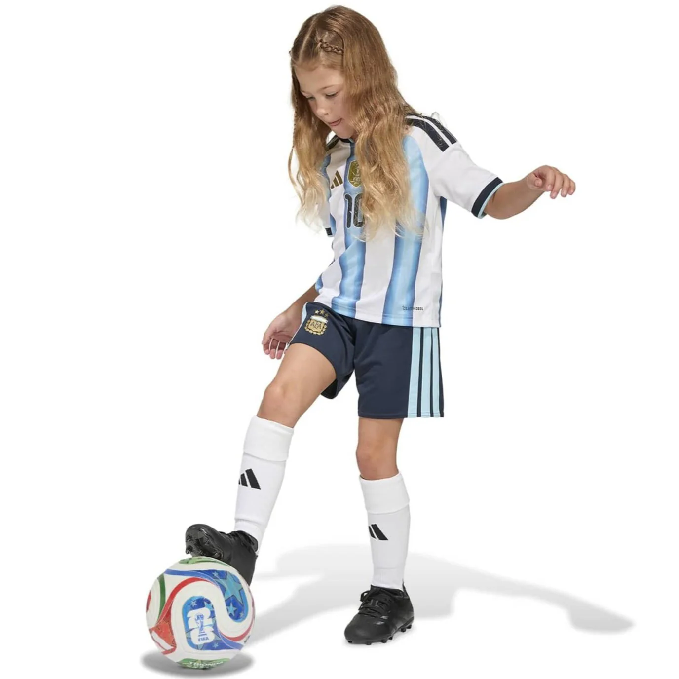 adidas Argentina FC Football World Cup 2026 Kids Home Set - Image 8