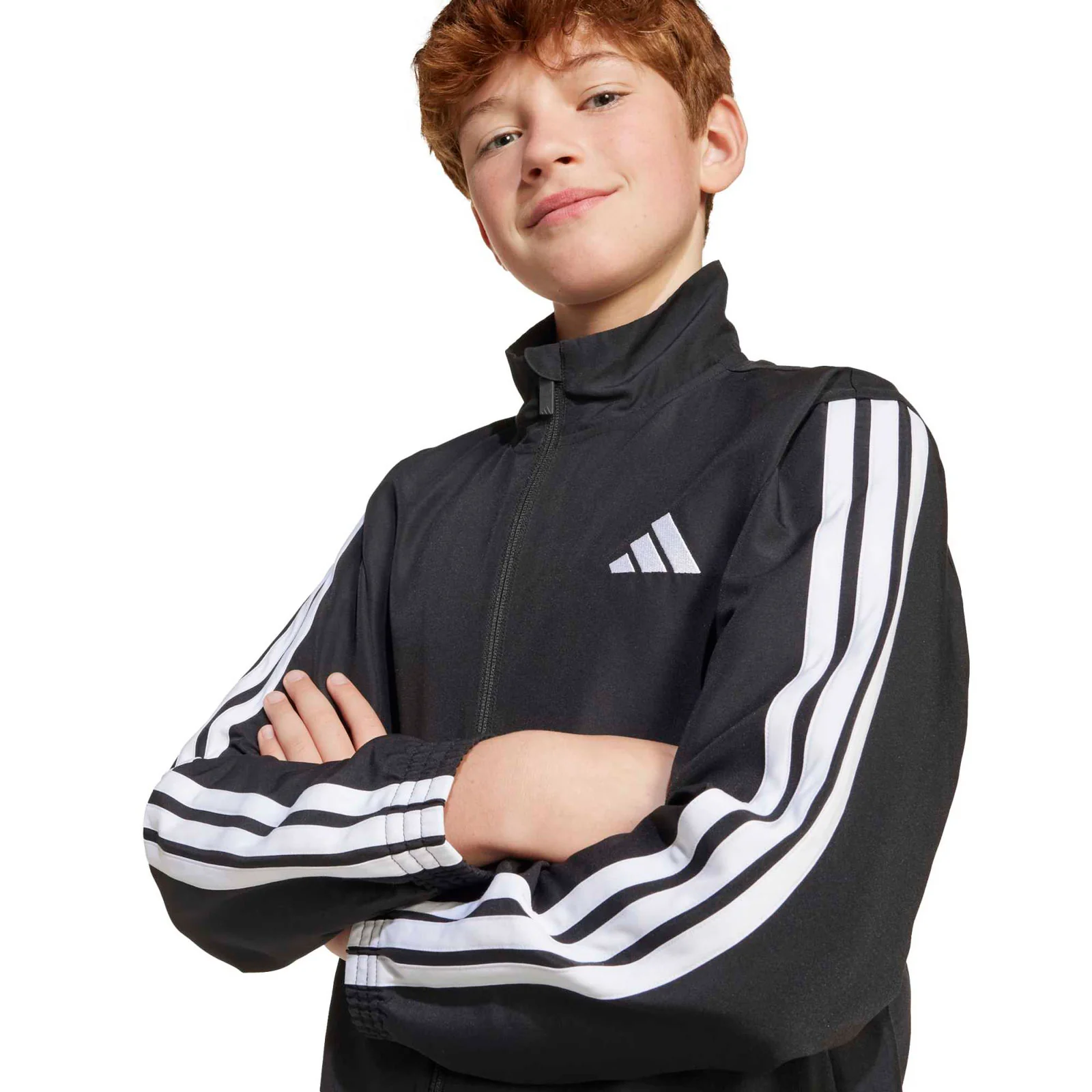 adidas Essentials 3-Stripes Climacool Kids Tracksuit - Image 3