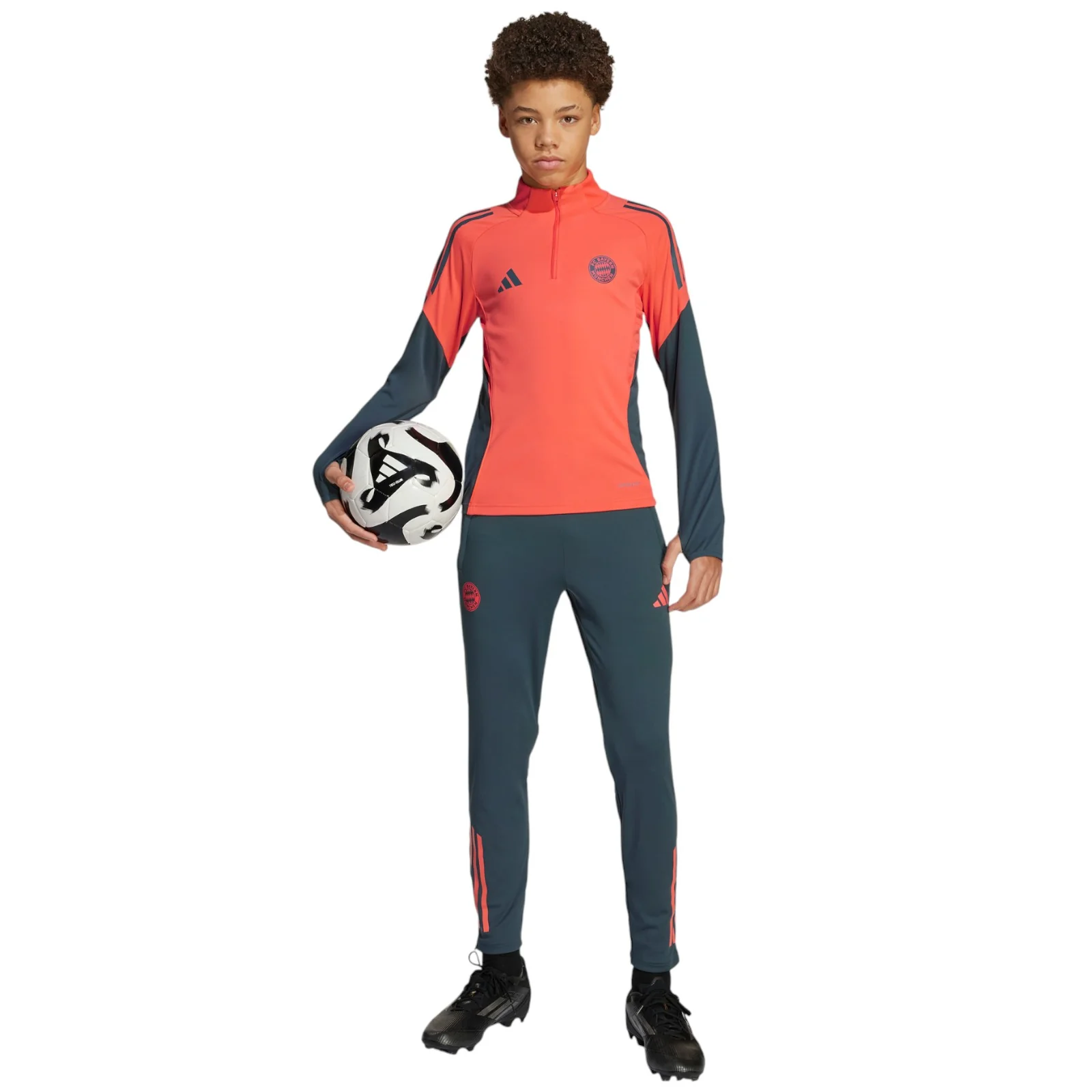 adidas FC Bayern Football 2025/26 Kids Half-Zip Training Top - Image 8
