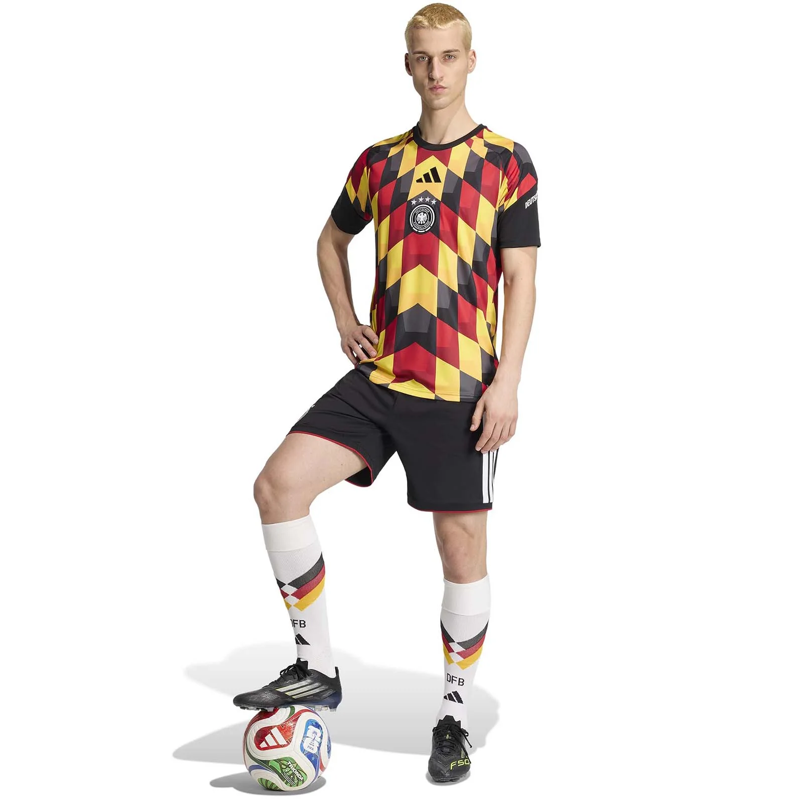 adidas Germany Football WC 2026 Adults Home Pre-Match Jersey - Image 5