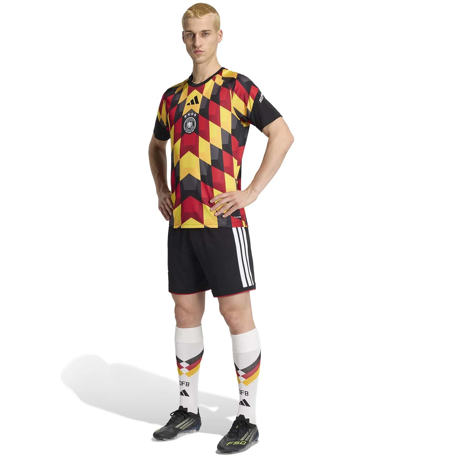 adidas Germany Football WC 2026 Adults Home Pre-Match Jersey - Image 6