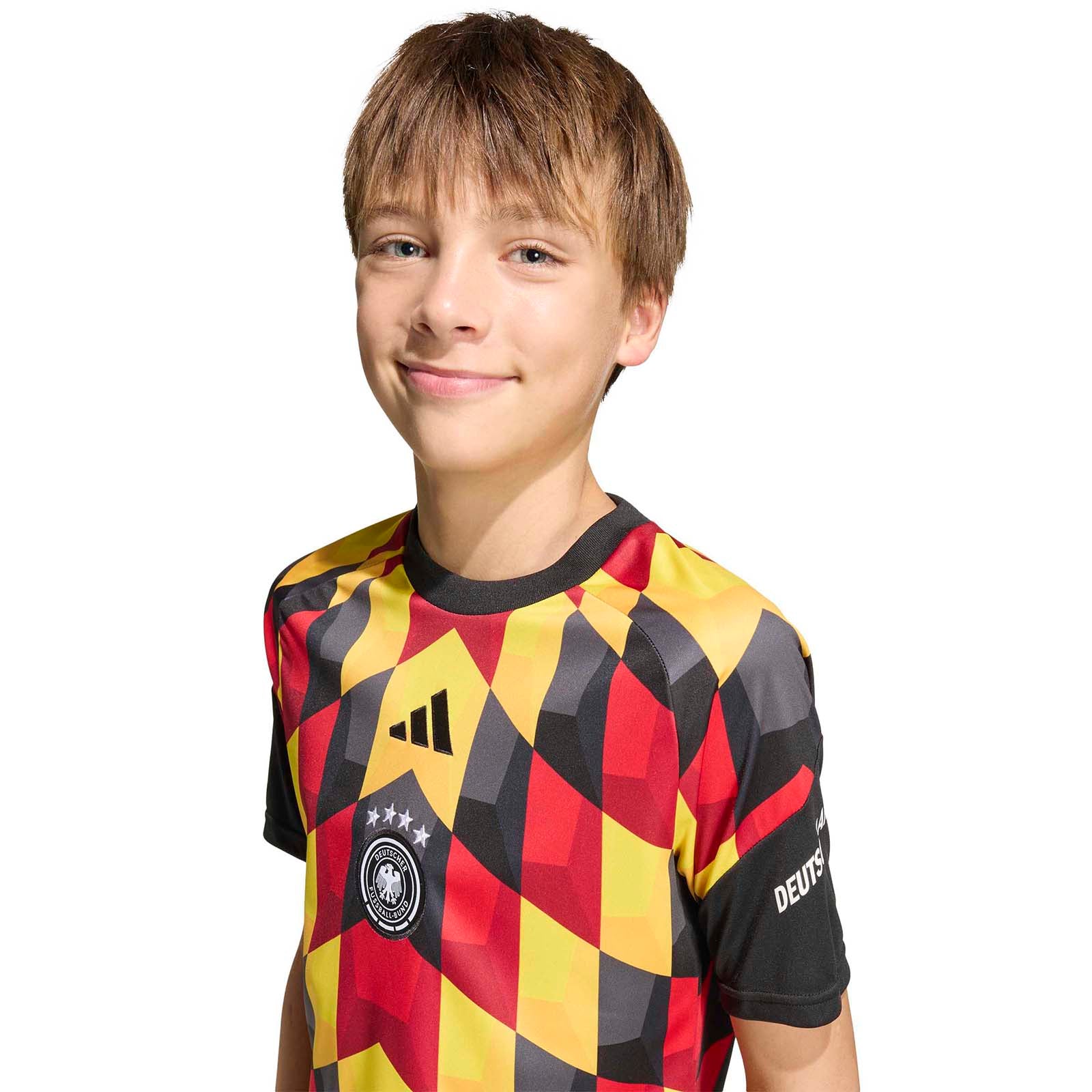 adidas Germany Football WC 2026 Kids Home Pre-Match Jersey - Image 3
