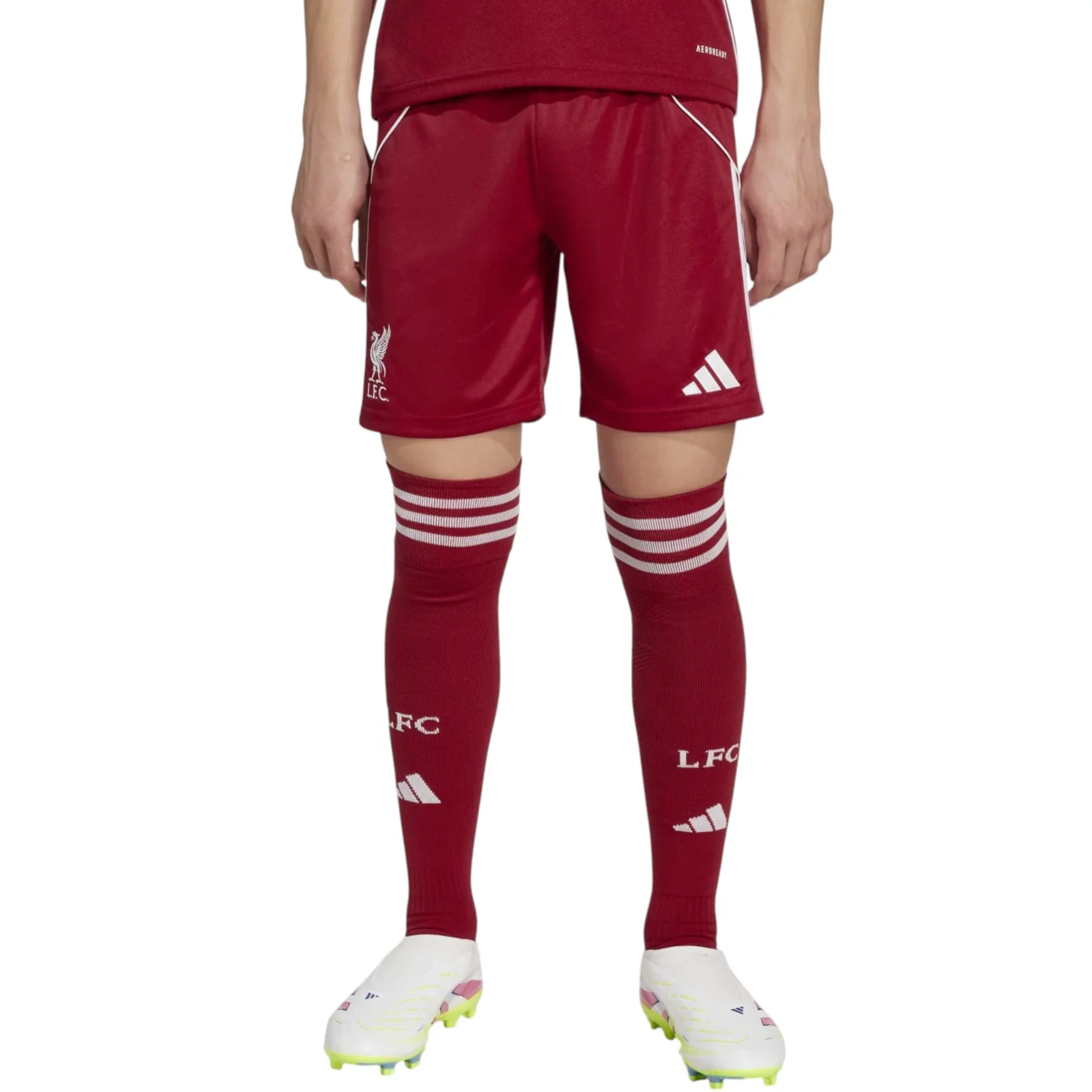 adidas Liverpool Football 2025/26 Kids Home Shorts