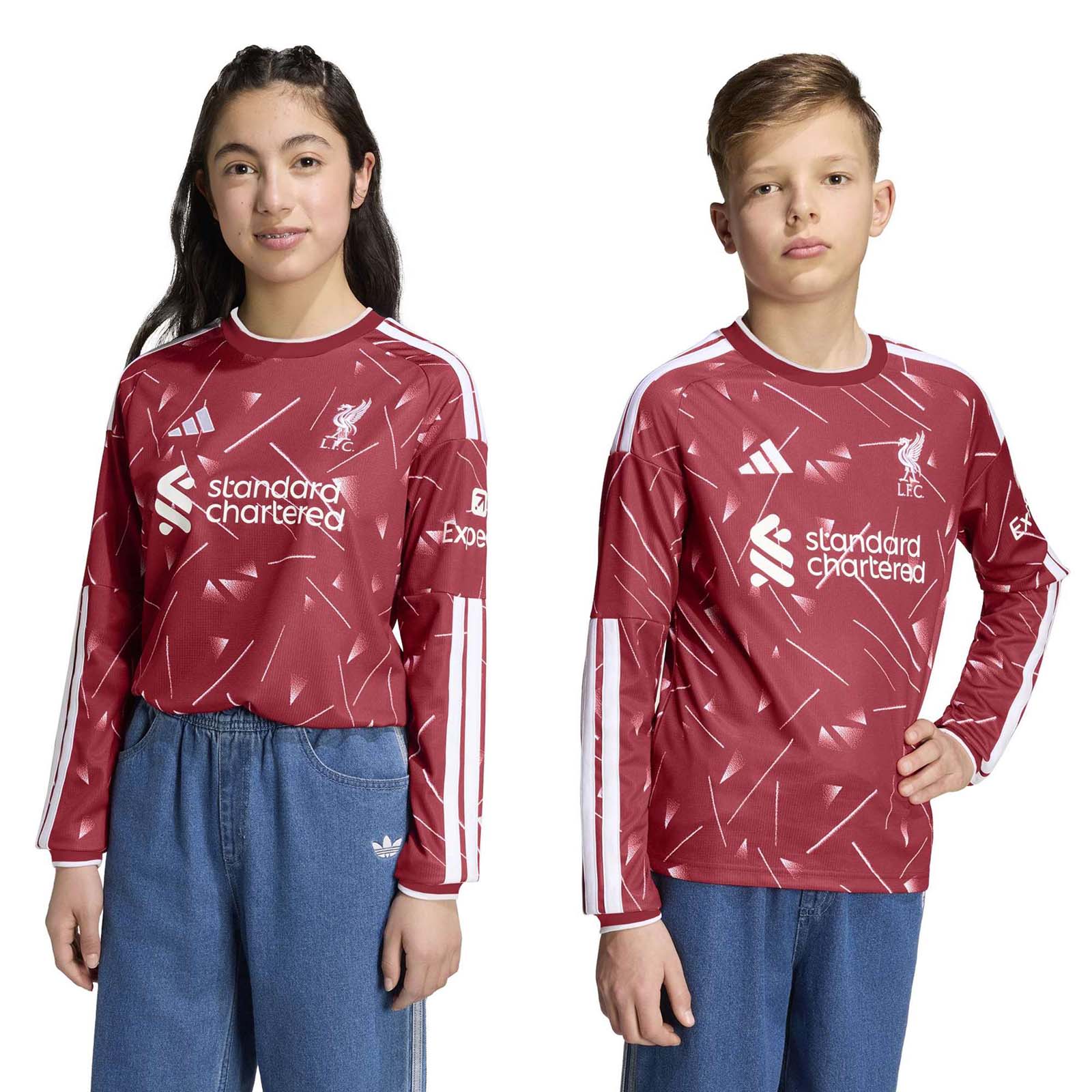 adidas Liverpool Football 2026/27 Kids Long Slve Home Jersey - Image 7