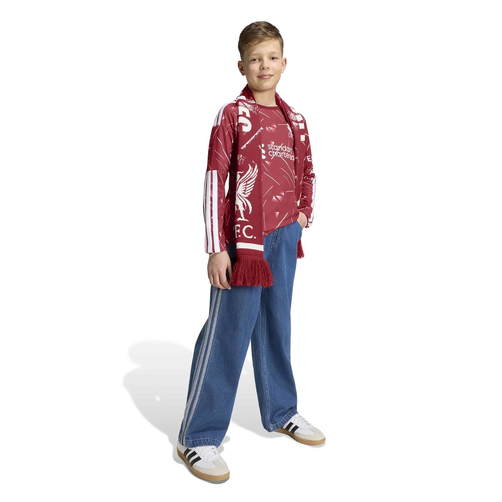 adidas Liverpool Football 2026/27 Kids Long Slve Home Jersey - Image 9
