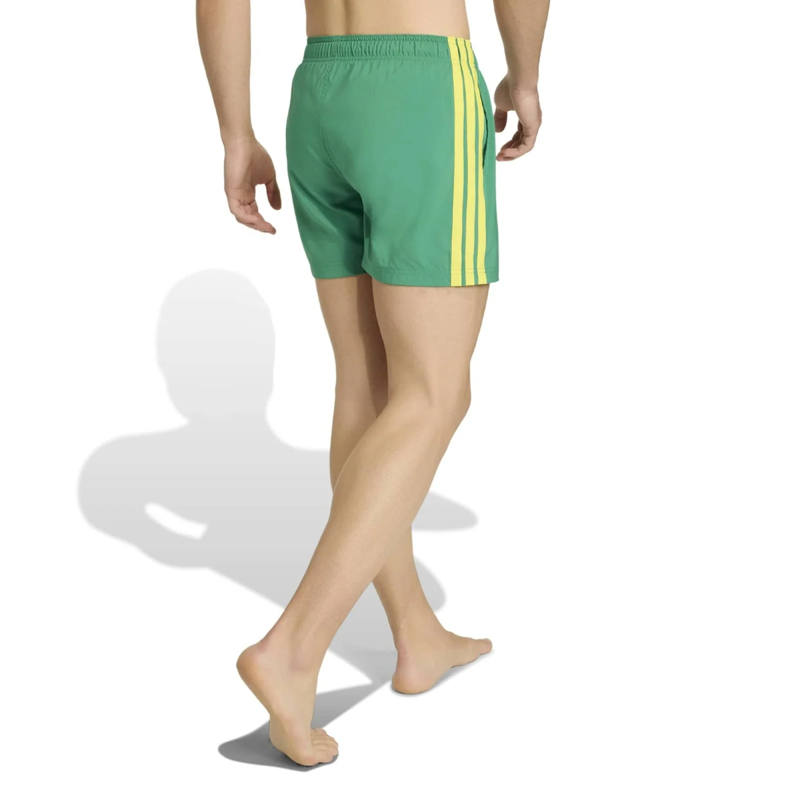 adidas 3-Stripes Regular-Fit Mens 5-Inch Swim Shorts - Image 2