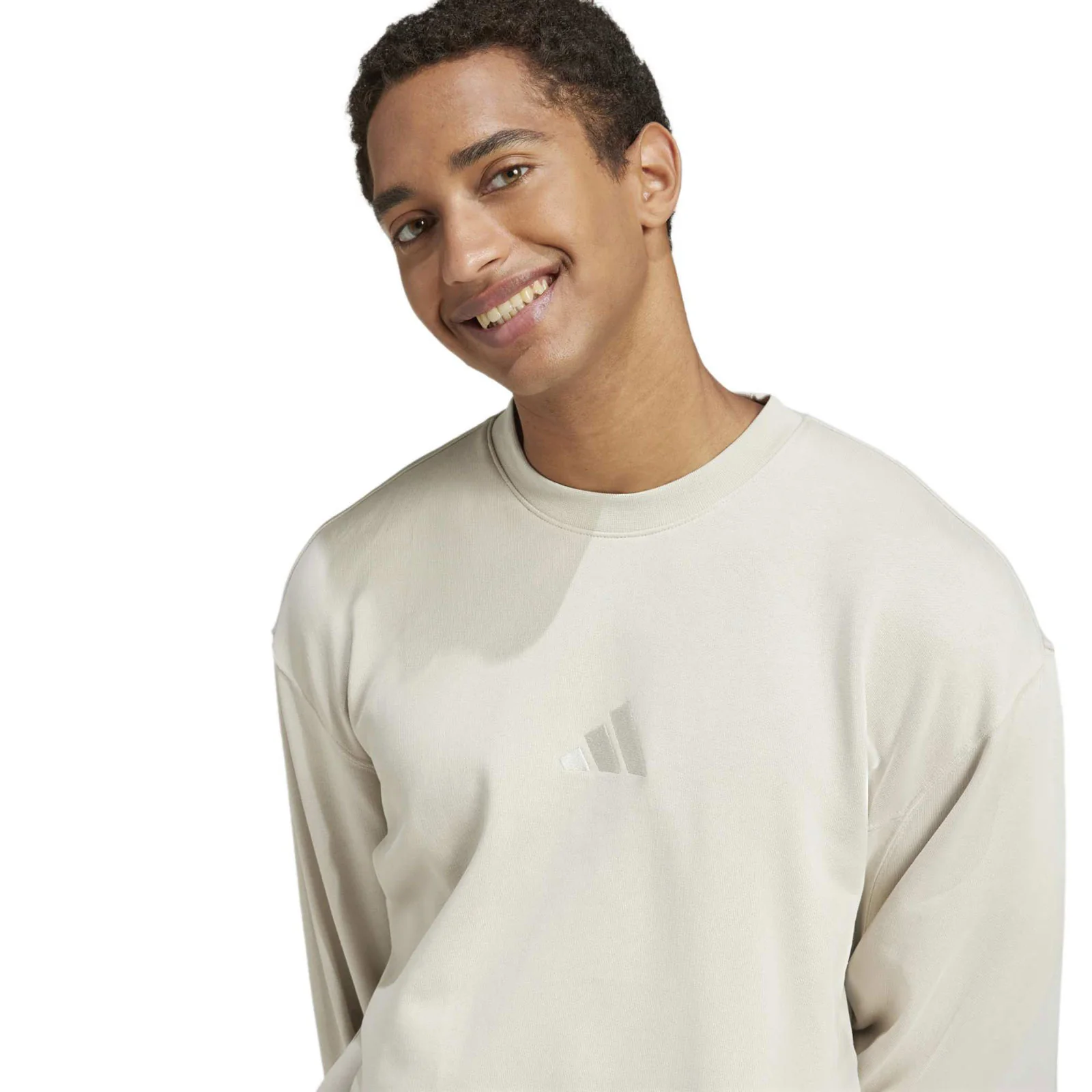 adidas All SZN French Terry Mens Crewneck Sweatshirt - Image 3