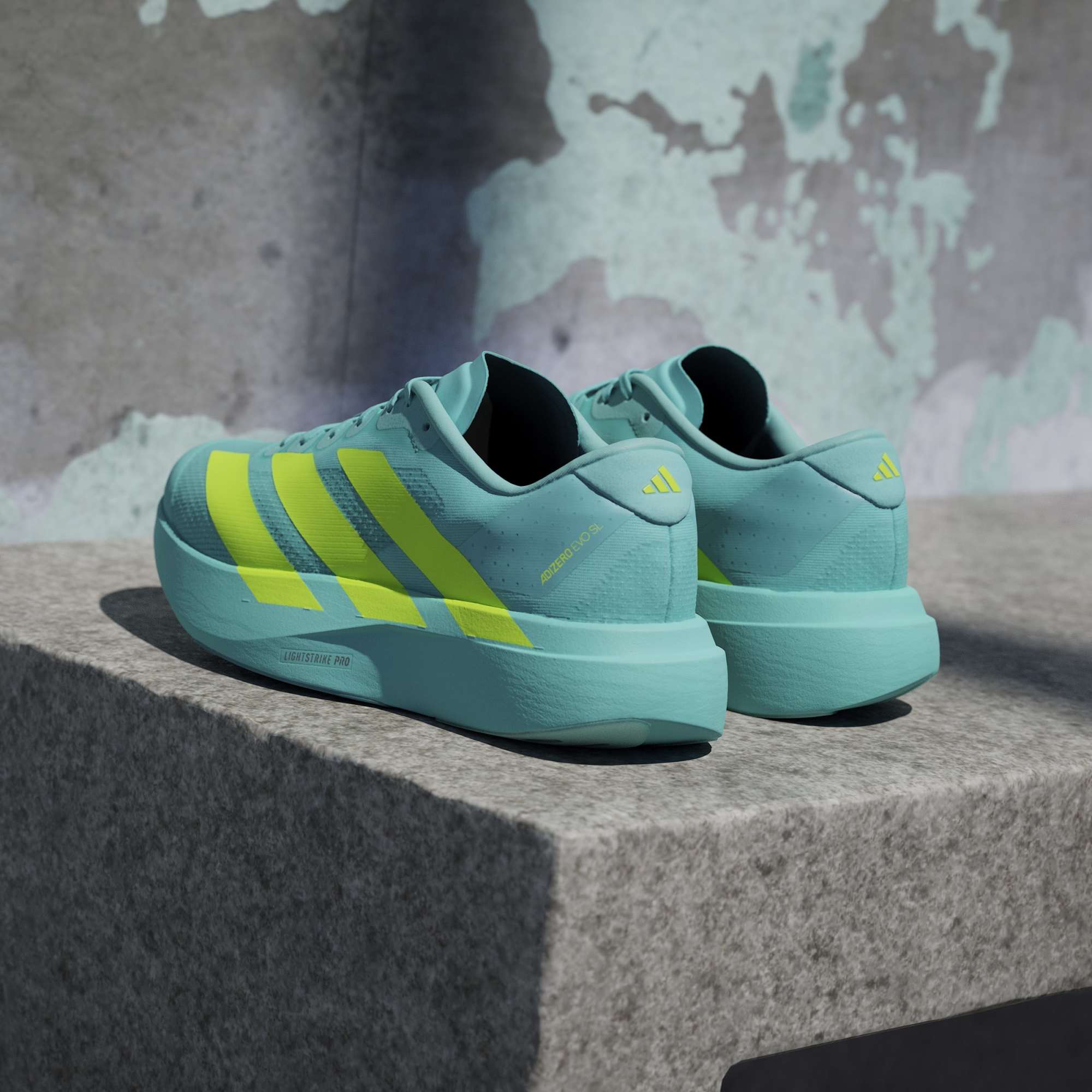 adidas Adizero EVO SL Mens Regular-fit Lace Running Shoes - Image 12