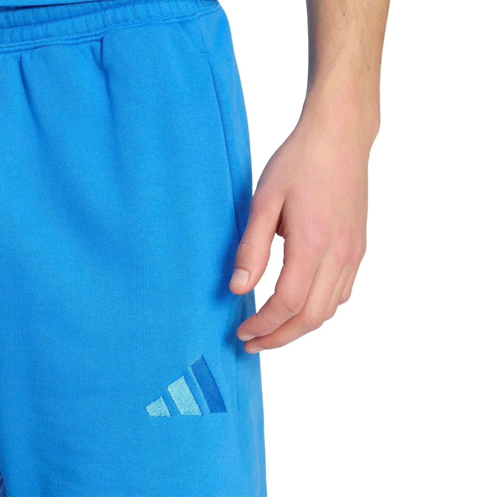 adidas ALL SZN French Terry Mens Regular-Fit Lounge Shorts - Image 3