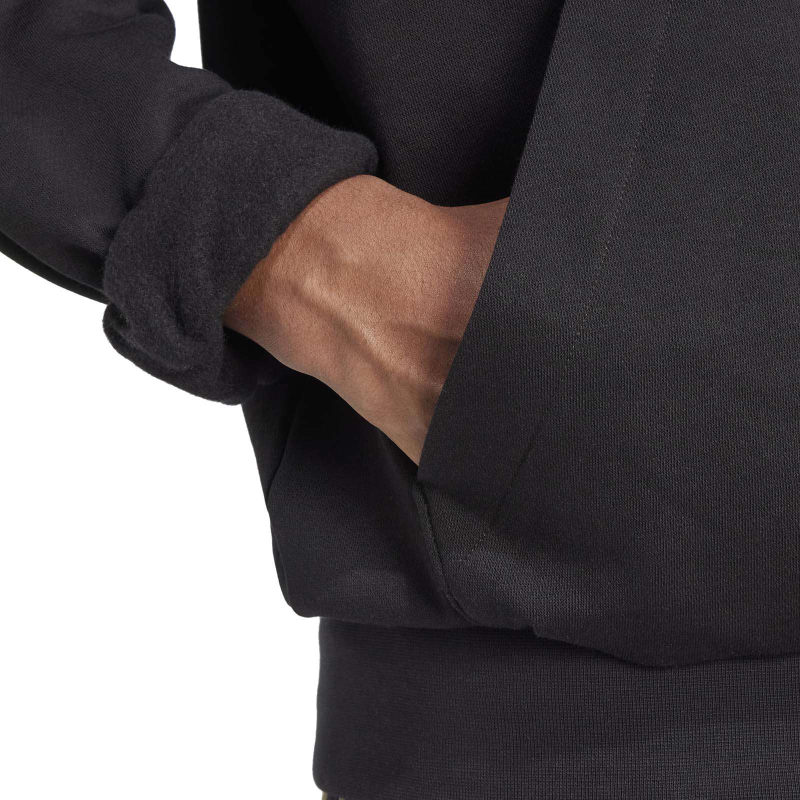 adidas Essentials Mens Regular-Fit Feelcozy Fleece Hoodie - Image 4