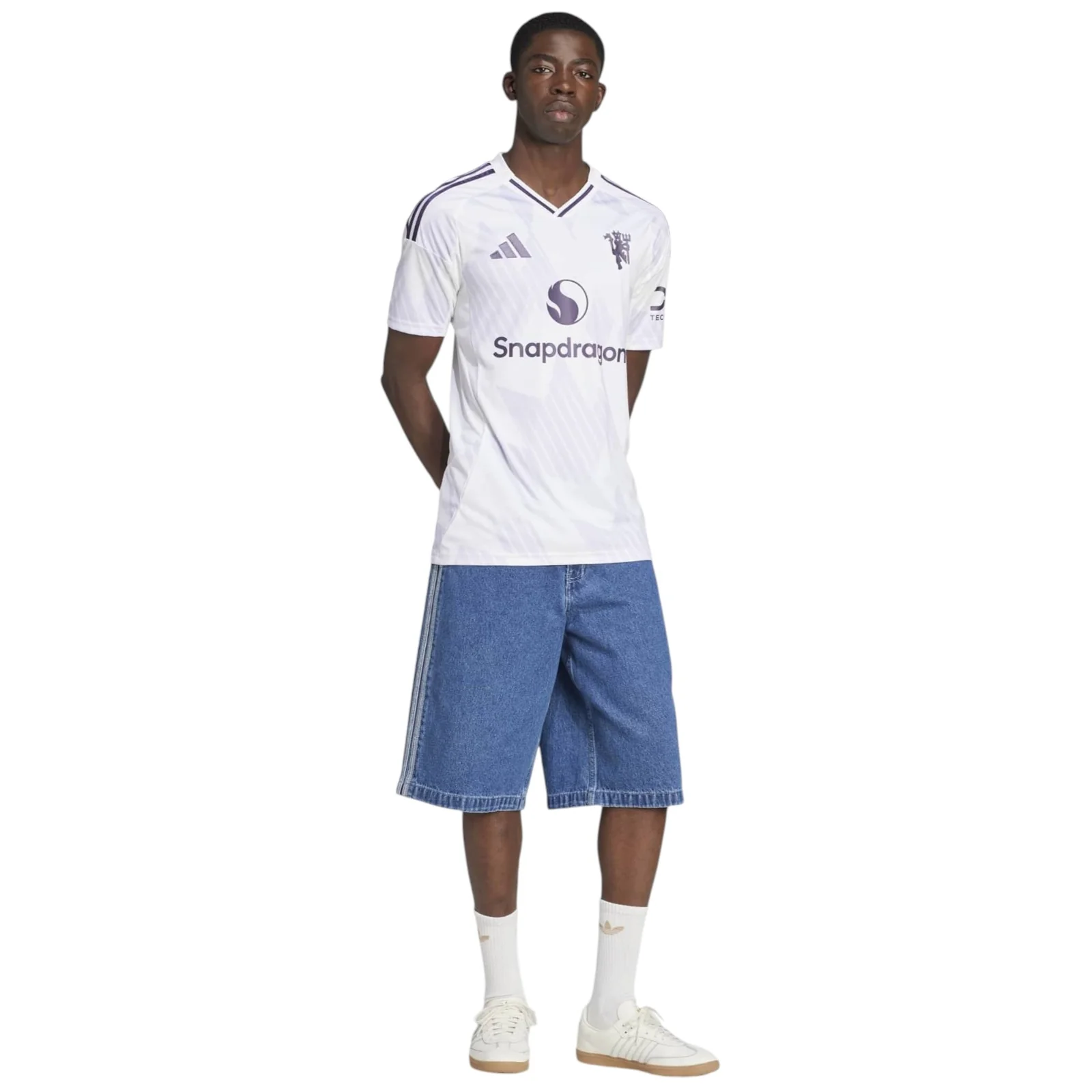 adidas Manchester United Football 2025/26 Adults Short Sleeved Away Jersey - Image 7