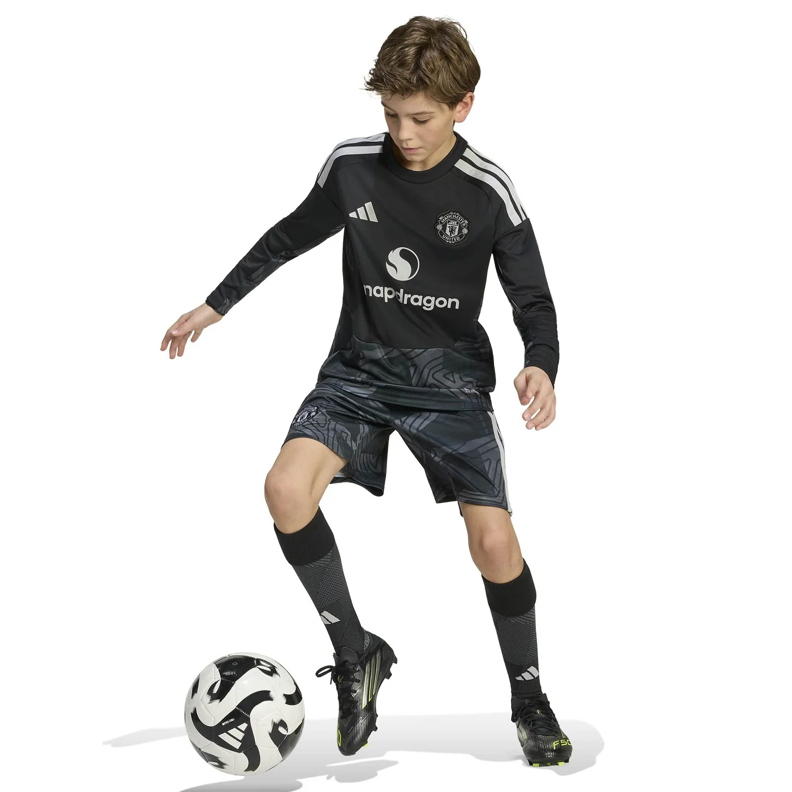 adidas Manchester United 2026/27 Kids Goalkeeper Shorts - Image 7