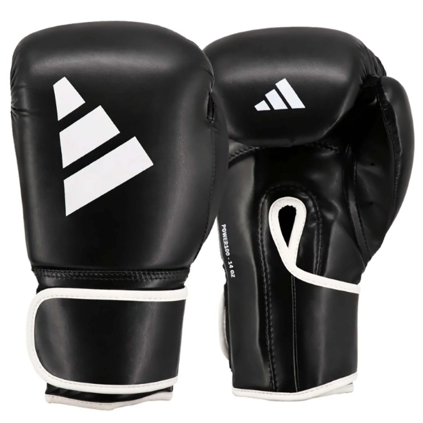 adidas Power 100 Black 8oz Boxing Gloves