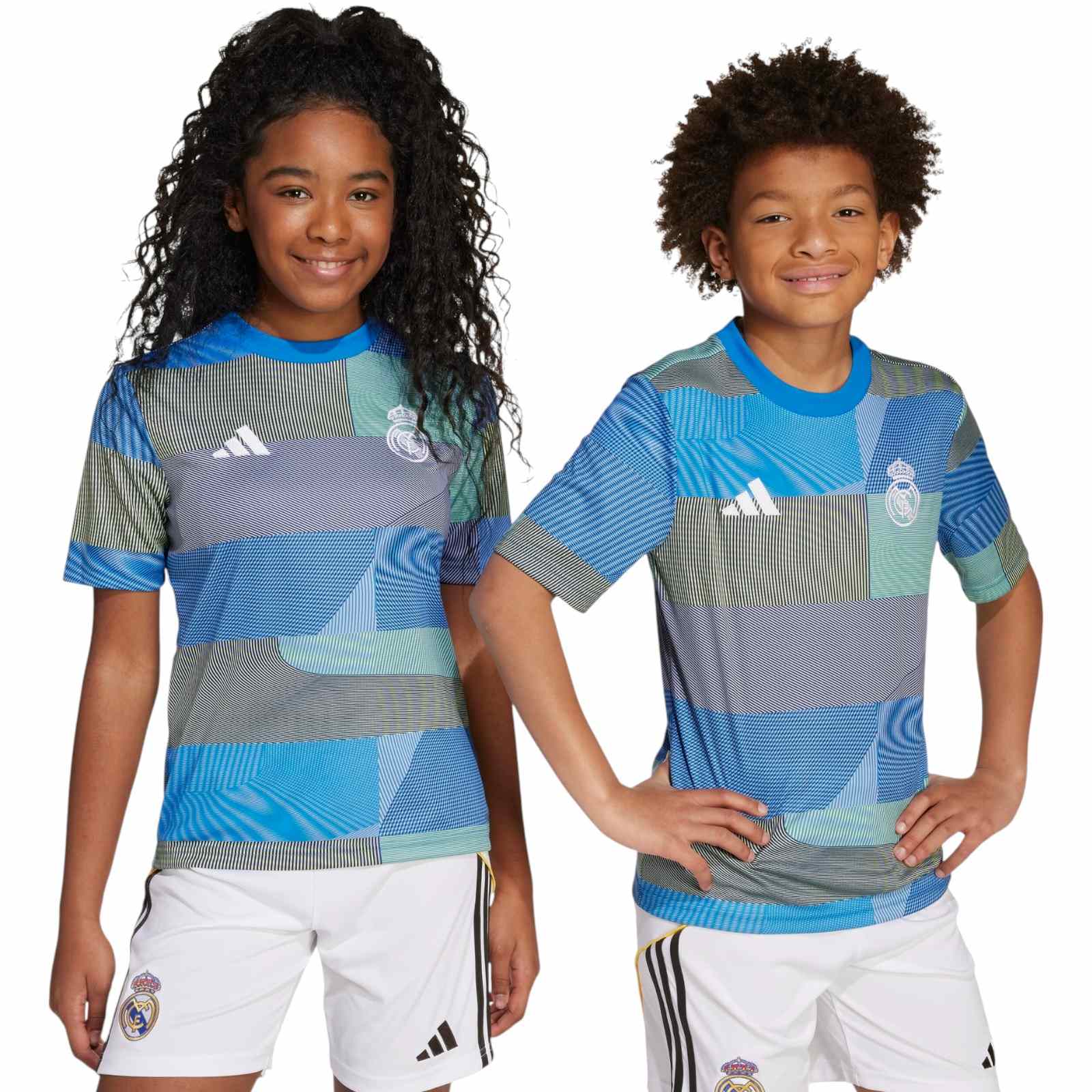adidas Real Madrid Football 2025/26 Kids Pre-Match Jersey - Image 3