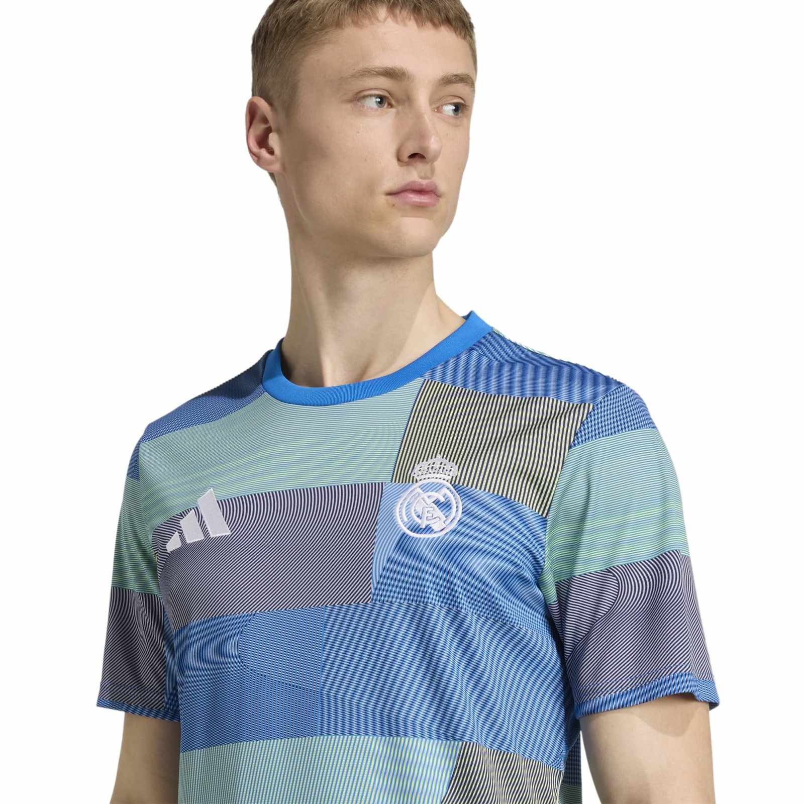 adidas Real Madrid Football 2025/26 Adults Pre-Match Jersey - Image 6
