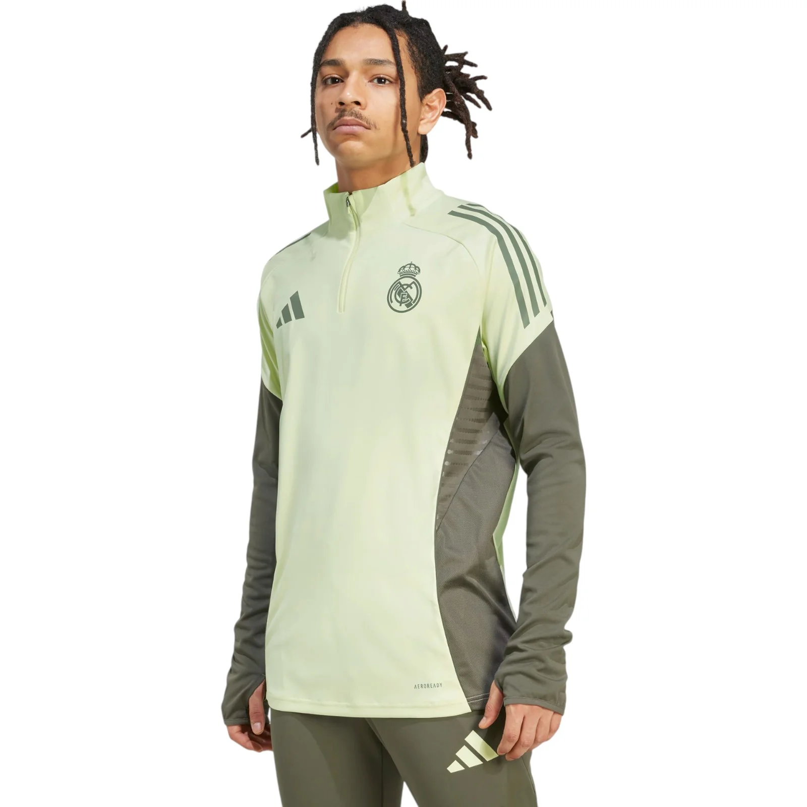 adidas Real Madrid Football 2025/26 Adults Half-Zip Top - Image 3