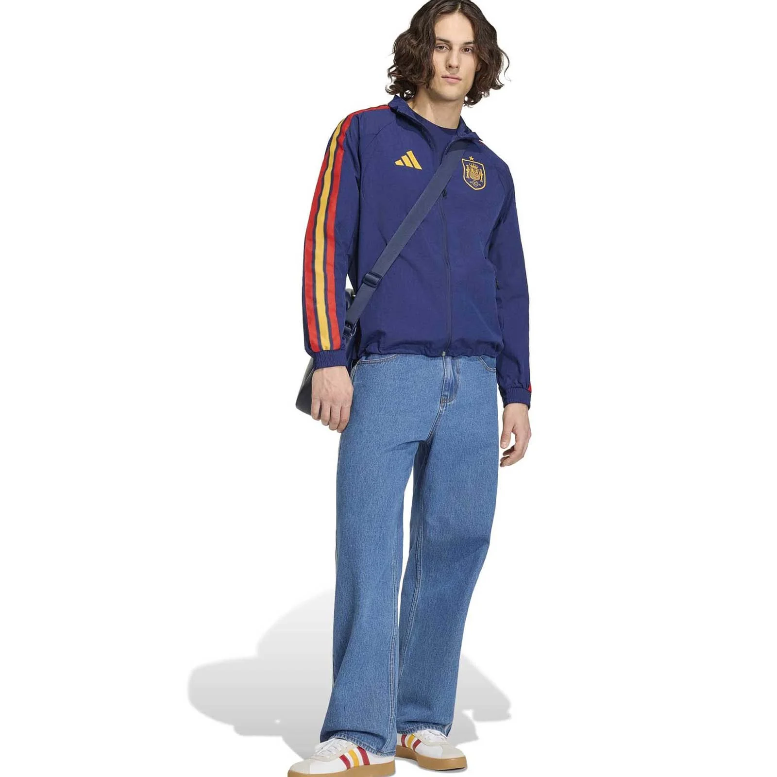 adidas Spain Football World Cup 2026 Adults Home Jacket - Image 5