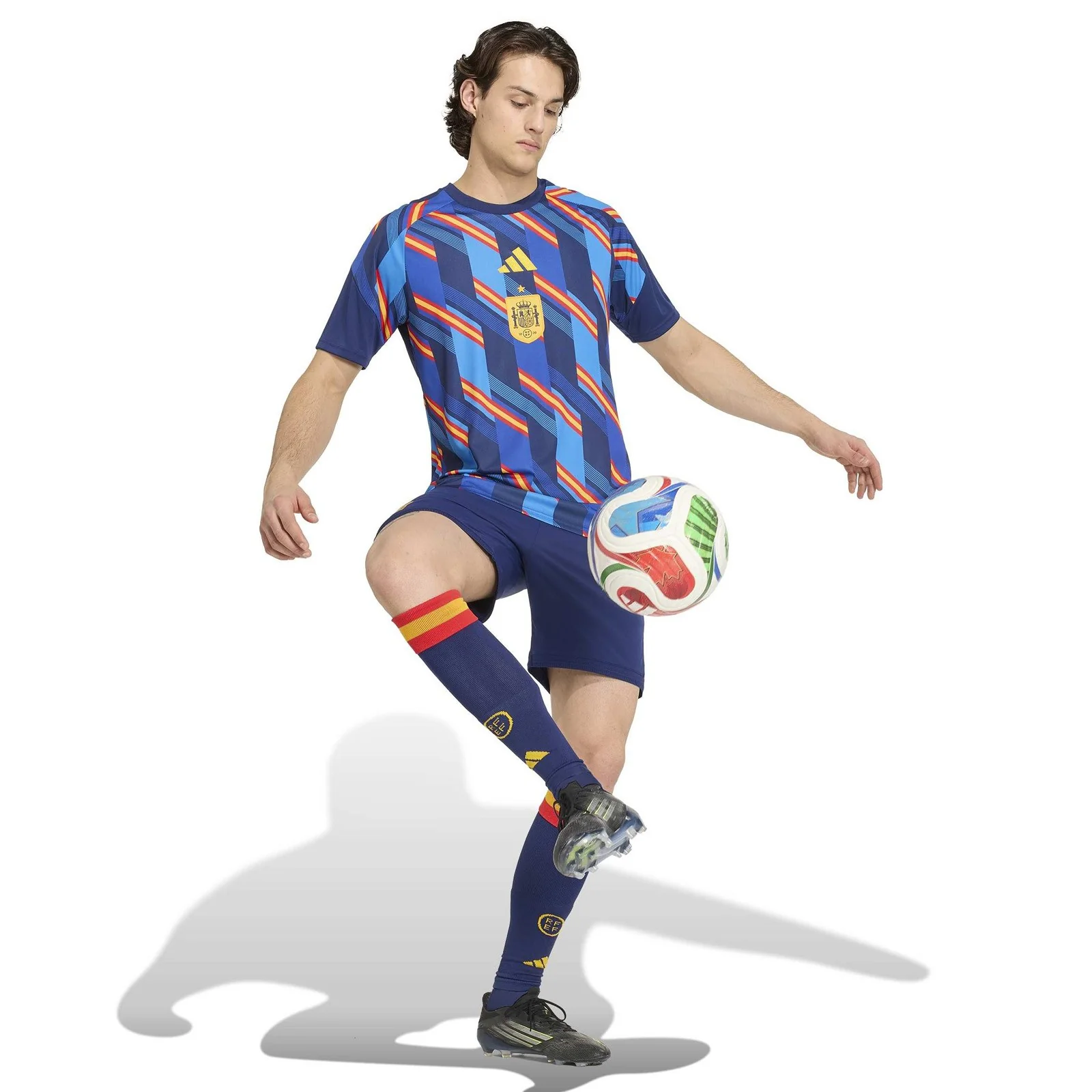 adidas Spain Football WC 2026 Adults Home Pre-Match Jersey - Image 5