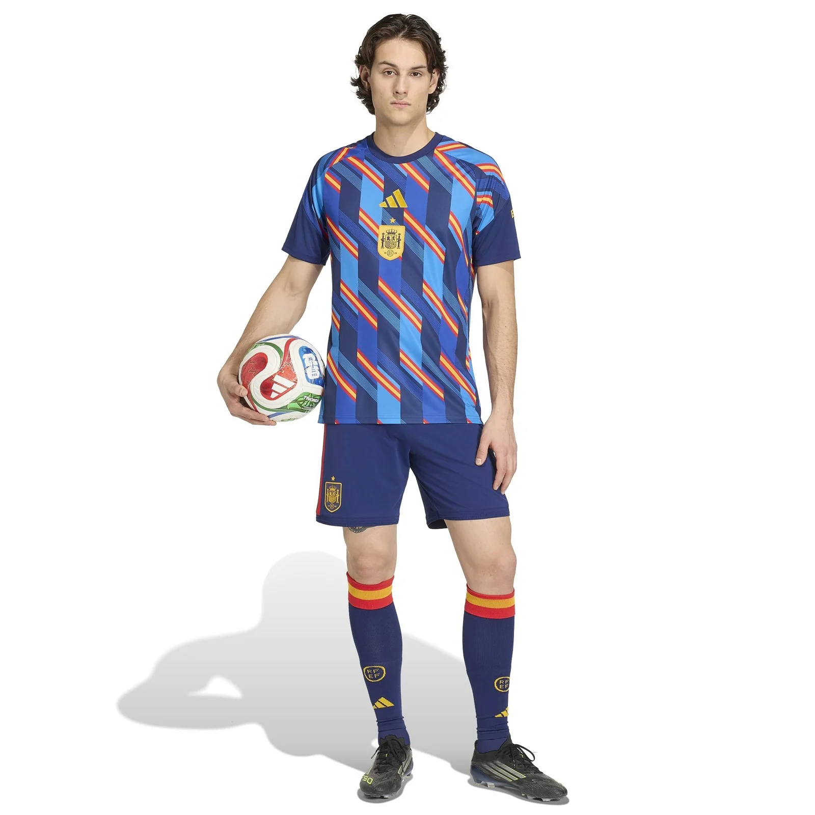 adidas Spain Football WC 2026 Adults Home Pre-Match Jersey - Image 6