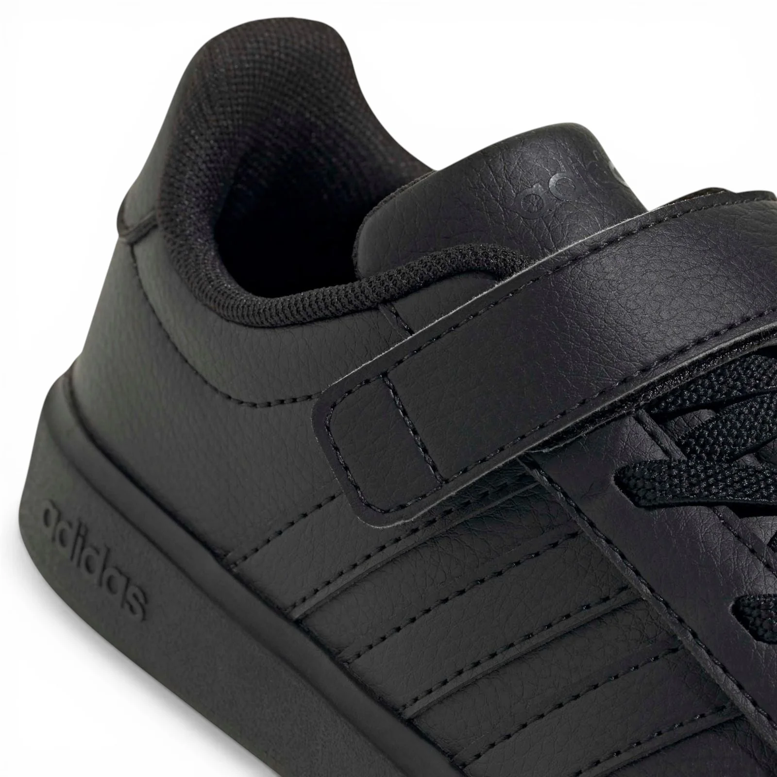 adidas Streettalk Wide-Fit Kids Hook-Loop-Strap Shoes - Image 5