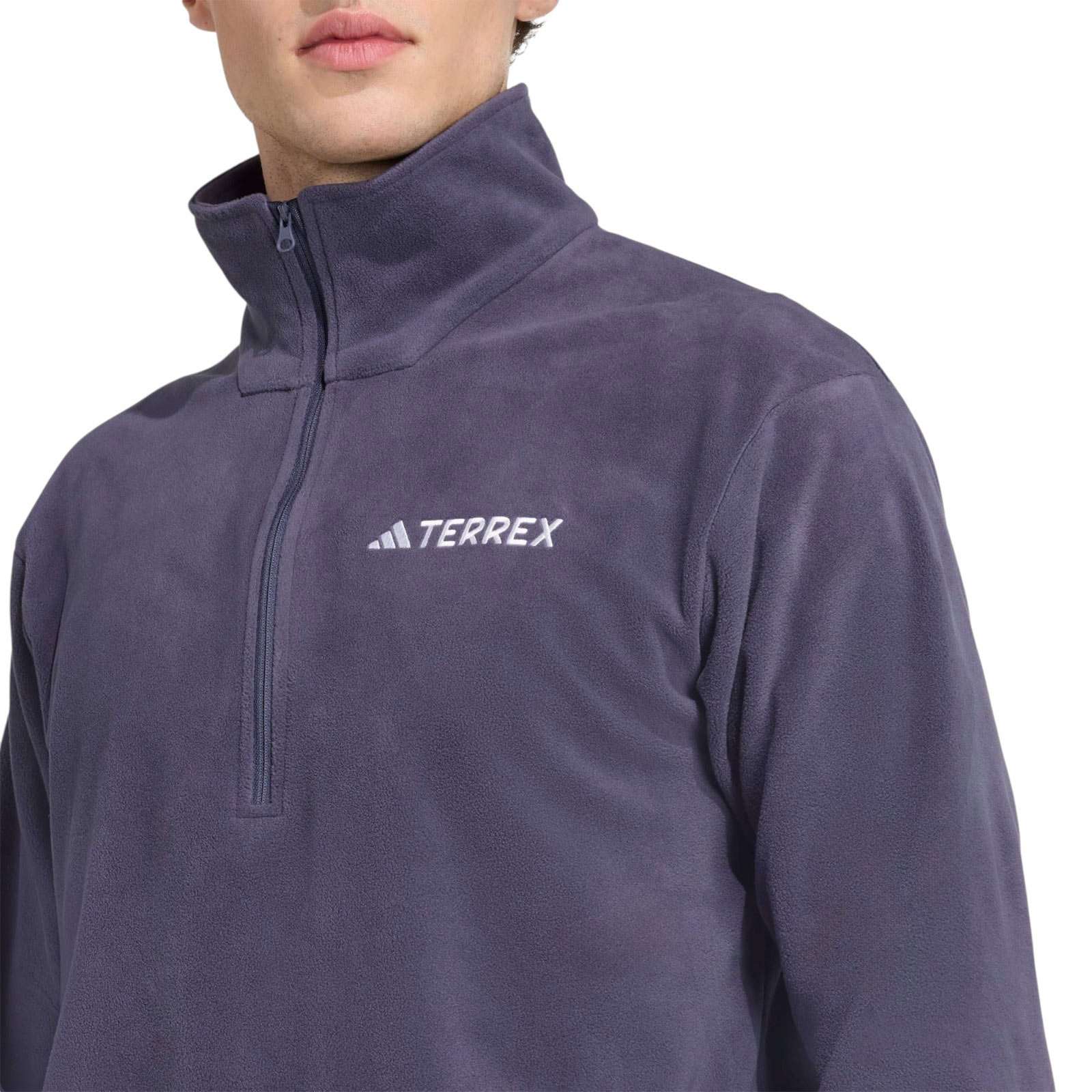 adidas Multi Essentials Mens Half-Zip Fleece Jacket - Image 4