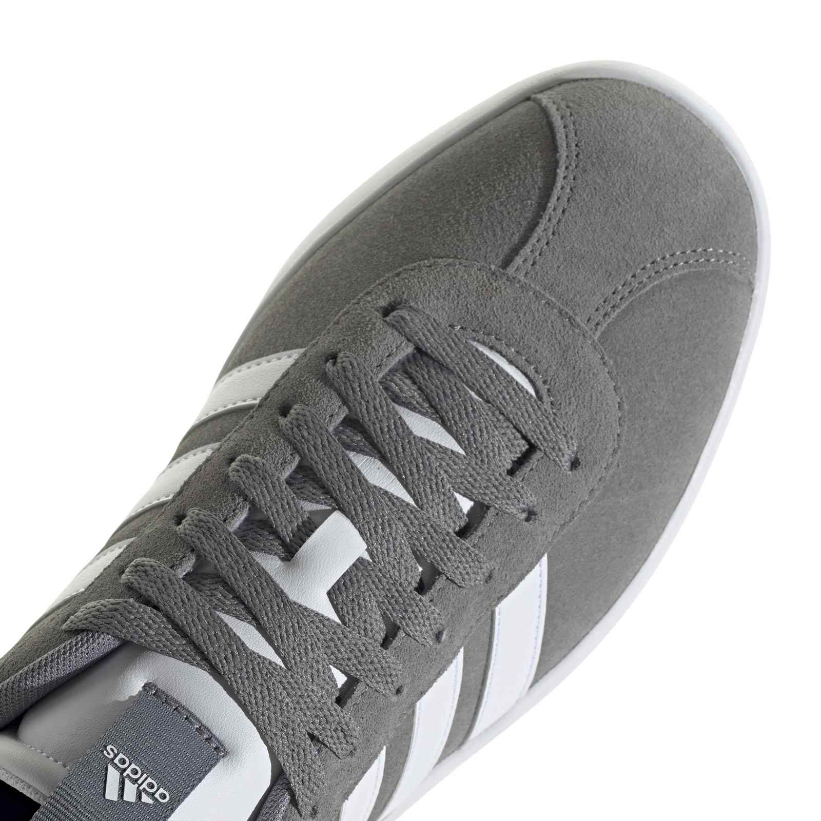 adidas VL Court 3.0  Mens Grey/White - Image 6
