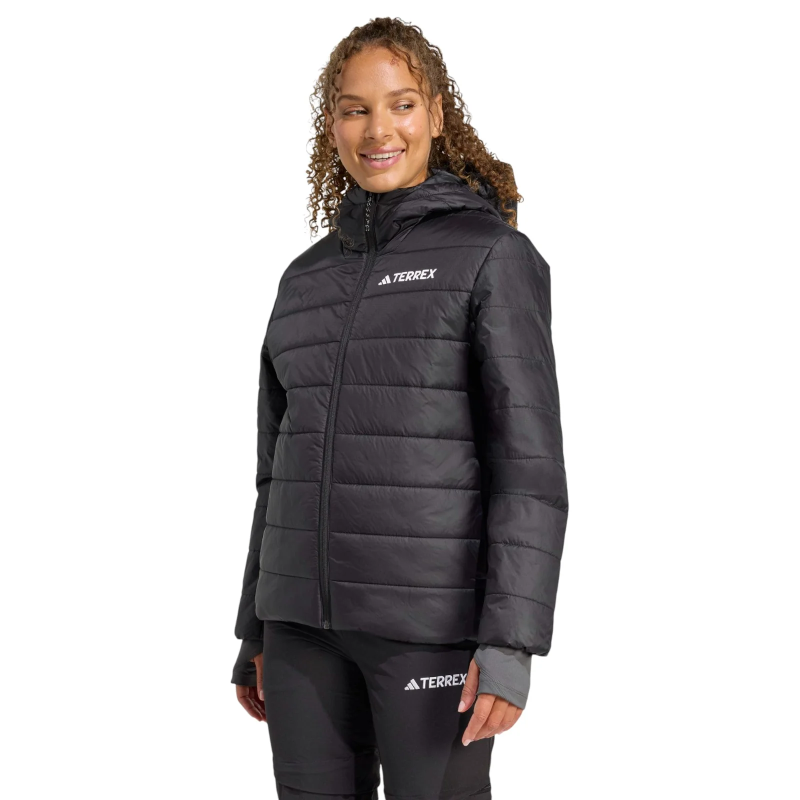 adidas Terrex CLIMAWARM Womens Insulated Hooded Jacket - Image 3