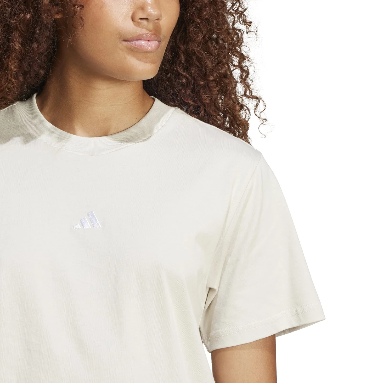 adidas W SL SJ T Wmns Tee Cream - Image 4