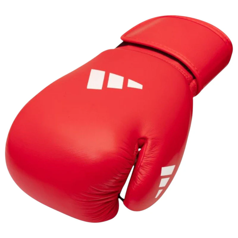 adidas World Boxing Licensed 12oz Logo Gloves - Red - Image 2