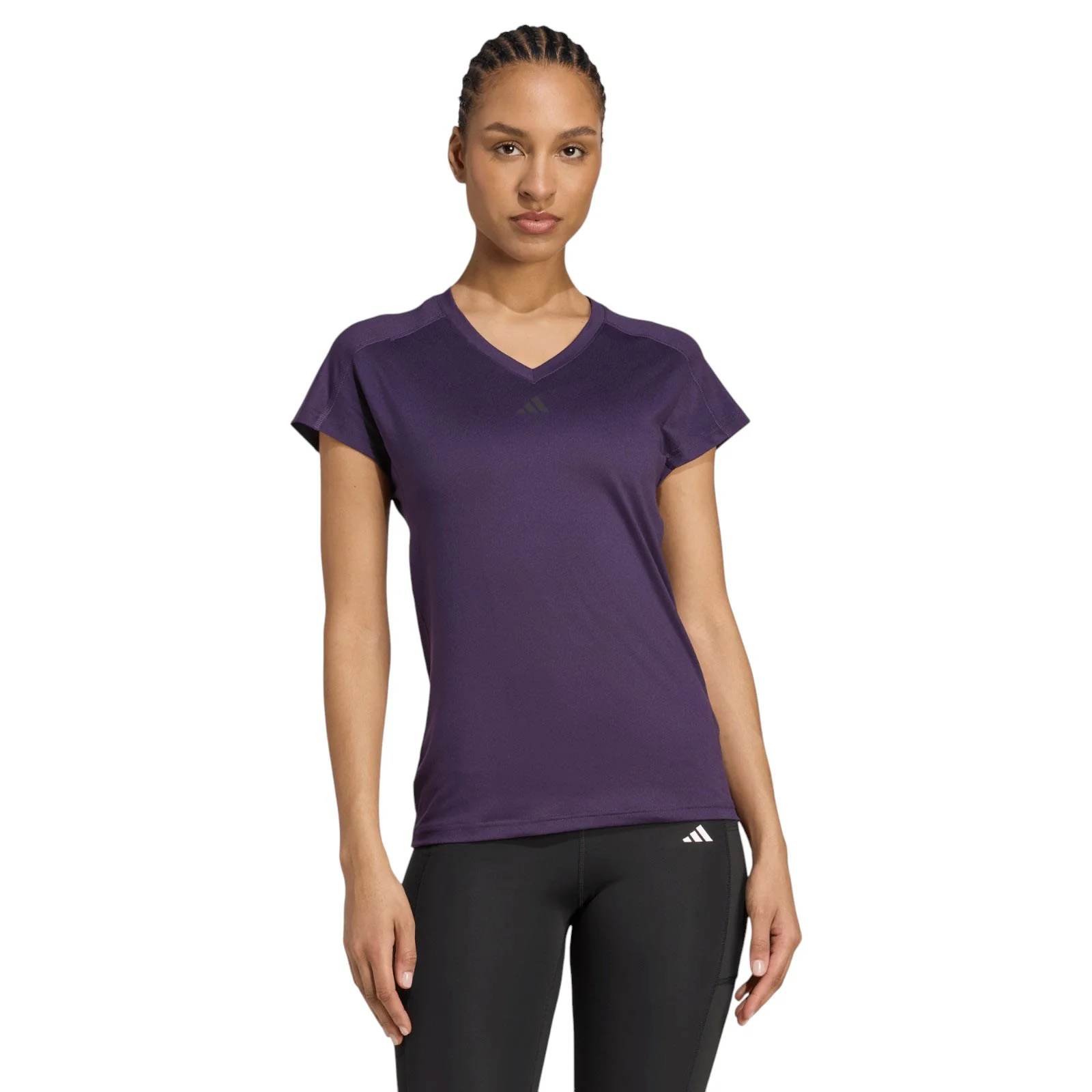 ADIDAS AEROREADY Train Essentials Womens V-Neck T-Shirt