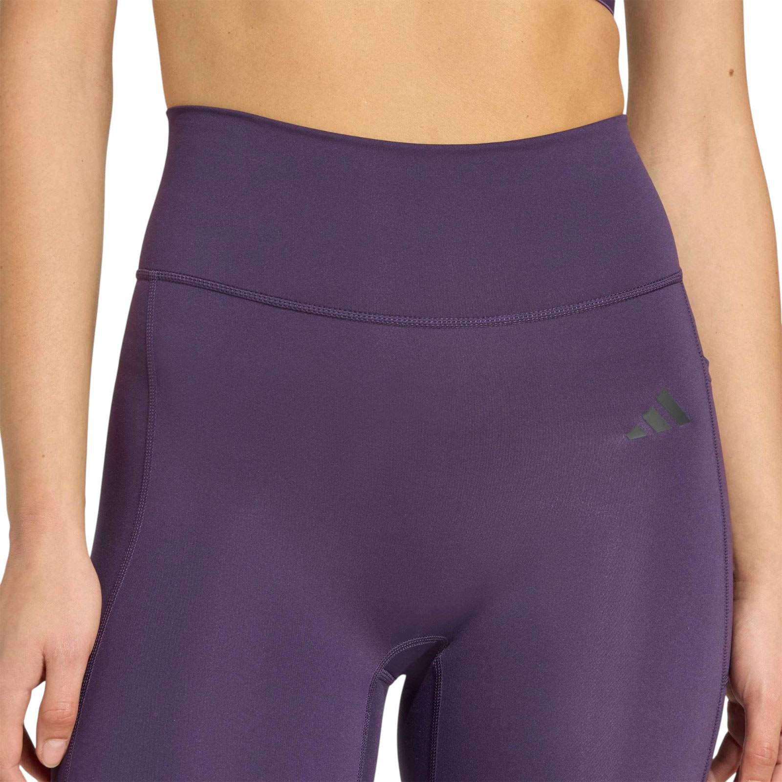 adidas Optimé Essentials No Front Rise Seam Womens 7/8 Leggings - Image 3