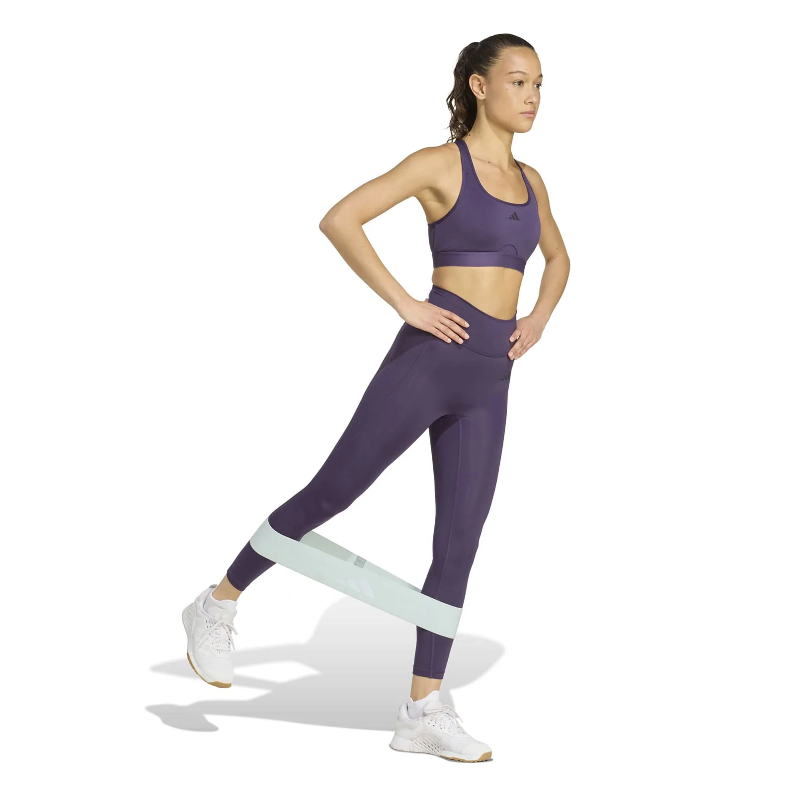 adidas Optimé Essentials No Front Rise Seam Womens 7/8 Leggings - Image 5