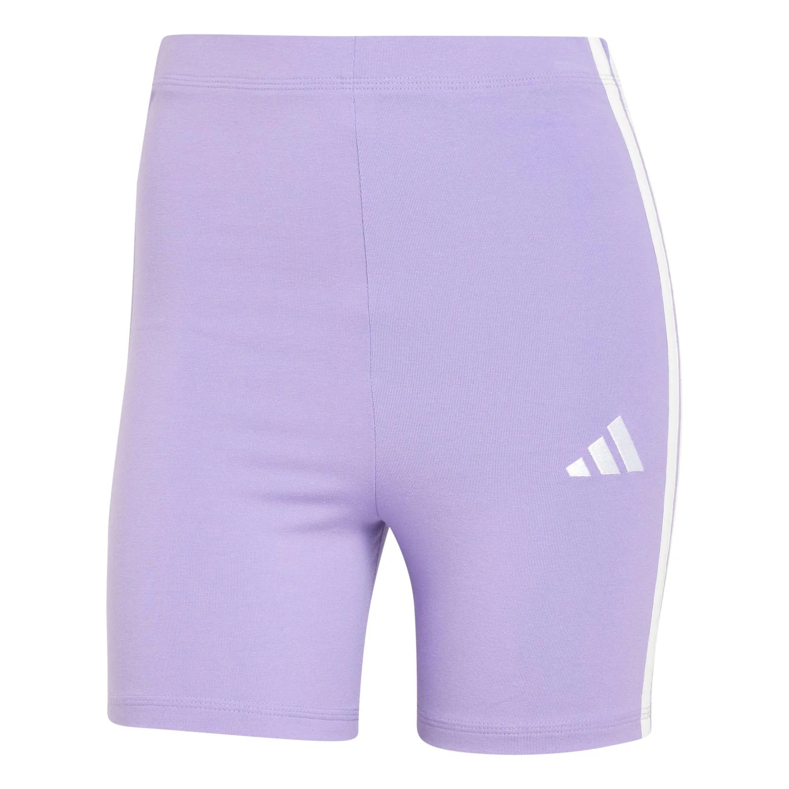 adidas Essentials 3-Stripes High Waisted Biker Shorts - Image 6