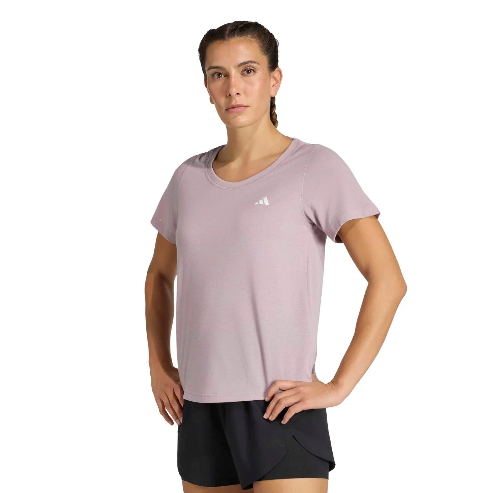adidas Workout Essentials Womens Scoop Neck T-Shirt