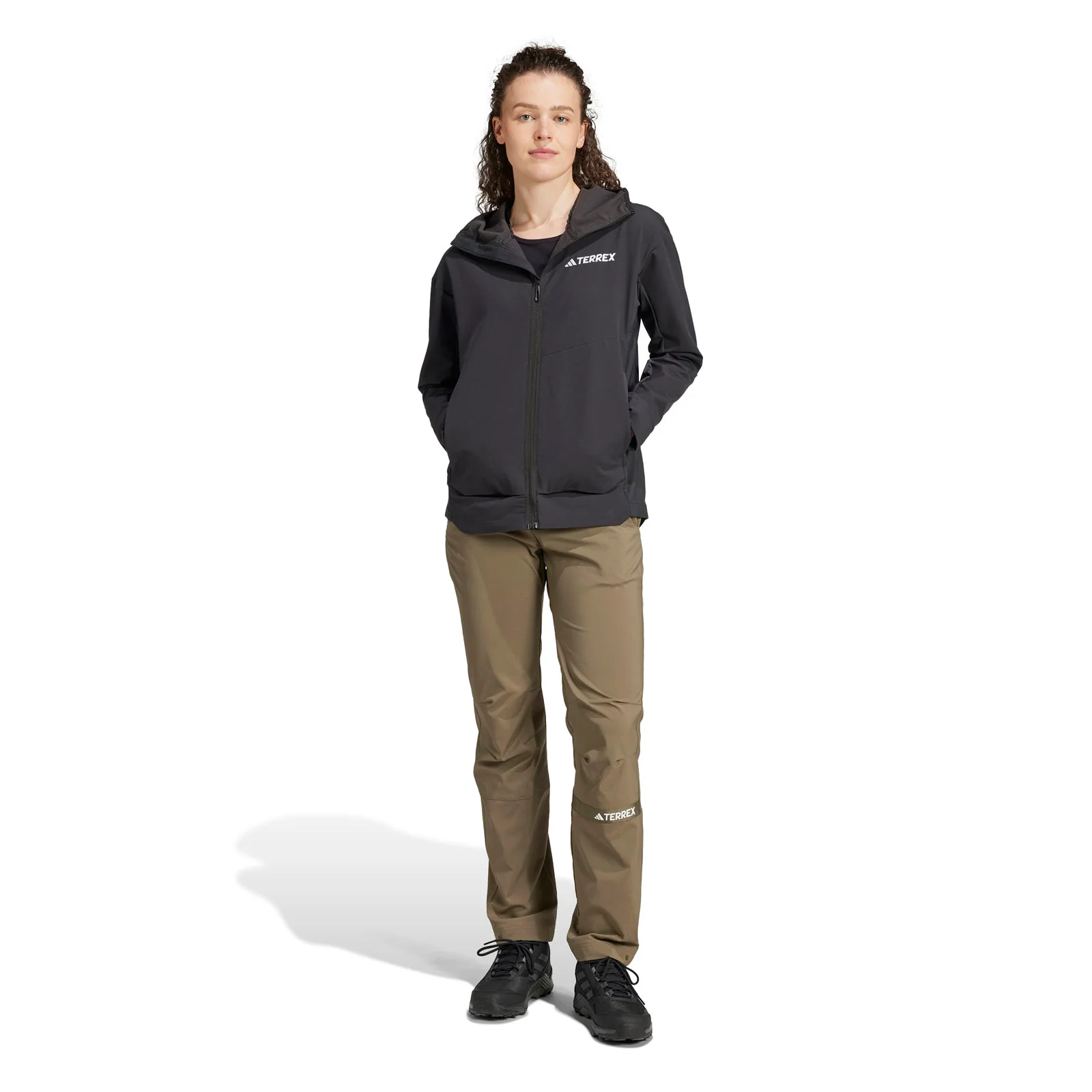 adidas Terrex Multi Womens Regular-Fit Softshell Jacket - Image 6