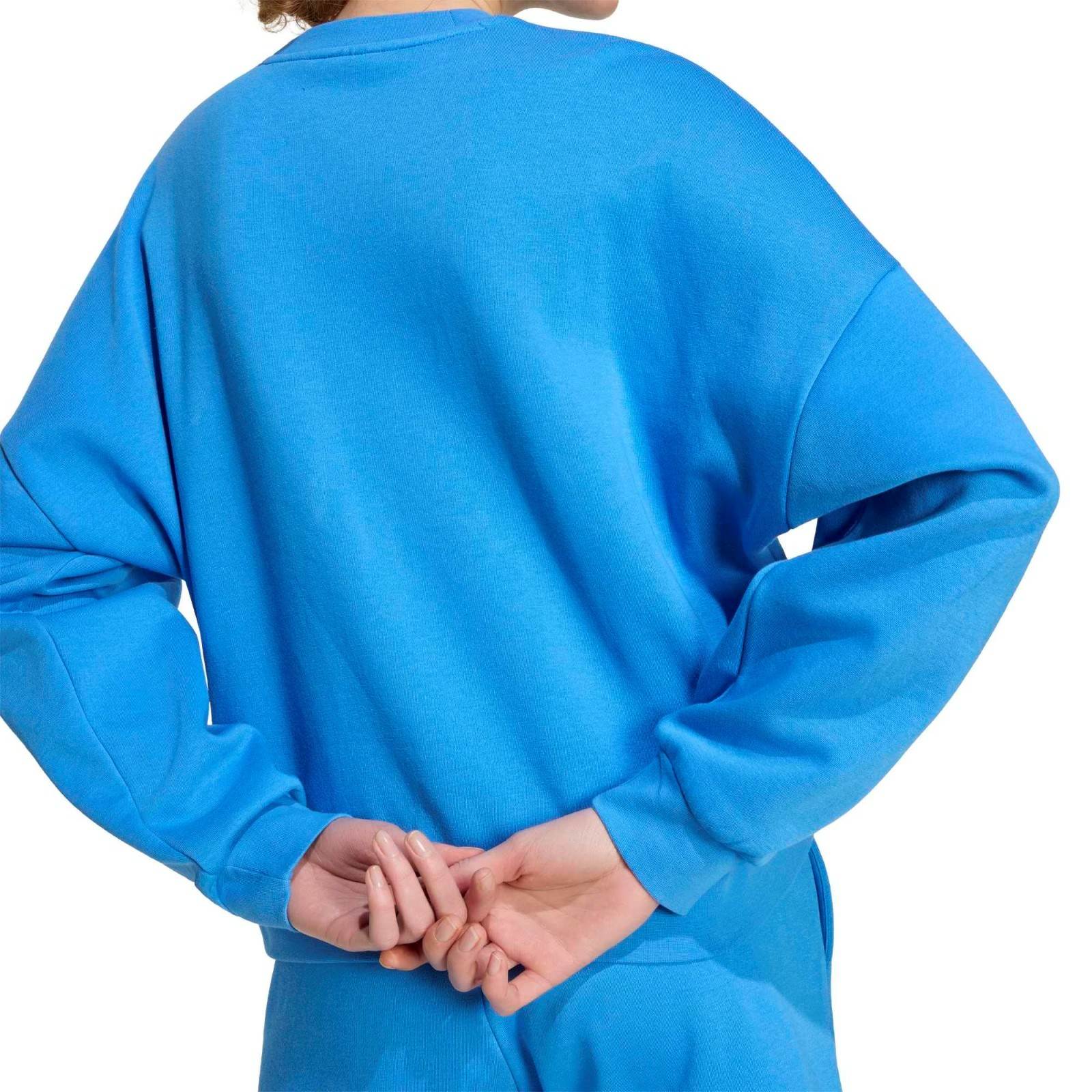 adidas Essentials Small Logo Womens Feelcozy Sweatshirt - Image 4