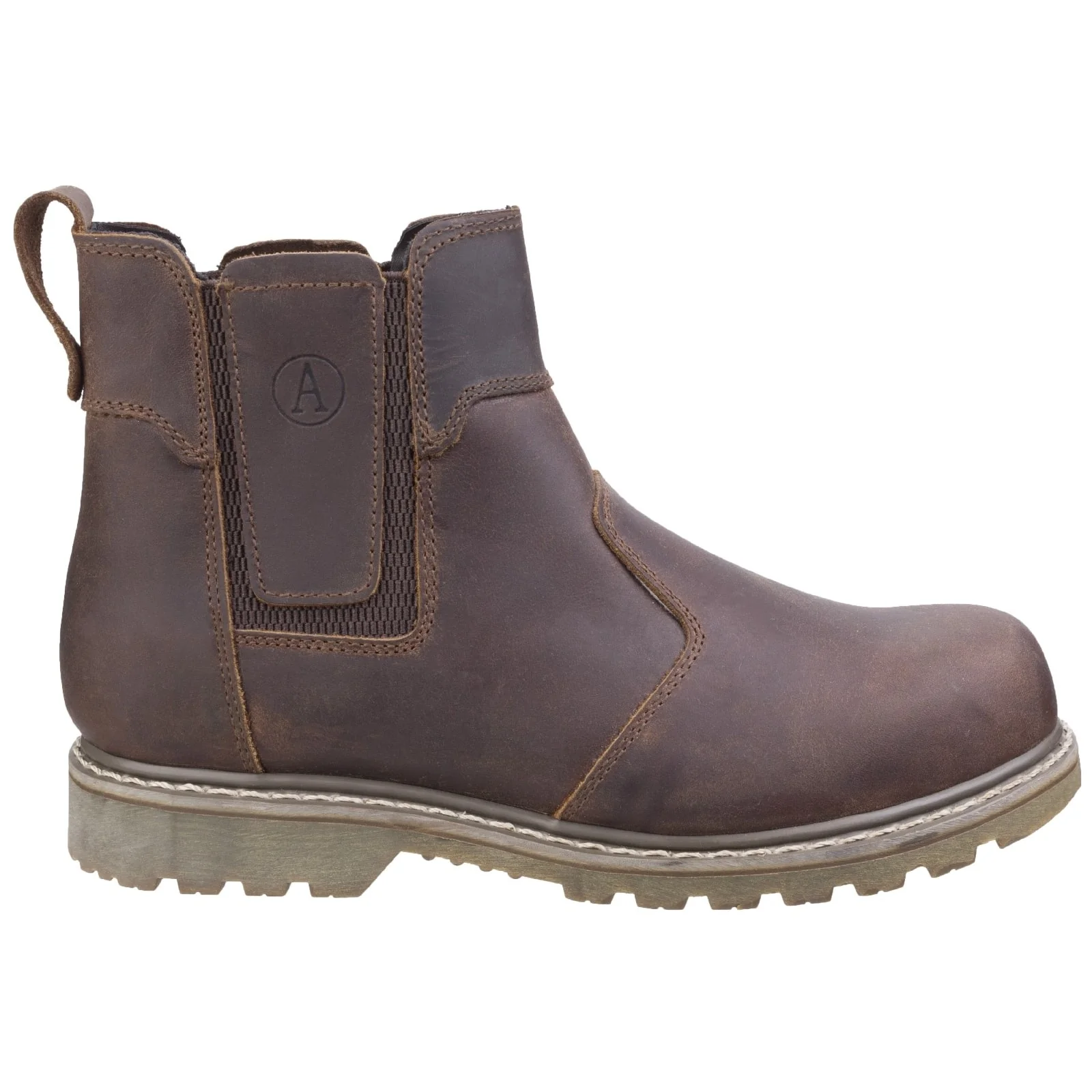 Amblers Mens Abingdon Dealer Boot Brown Crazy Horse