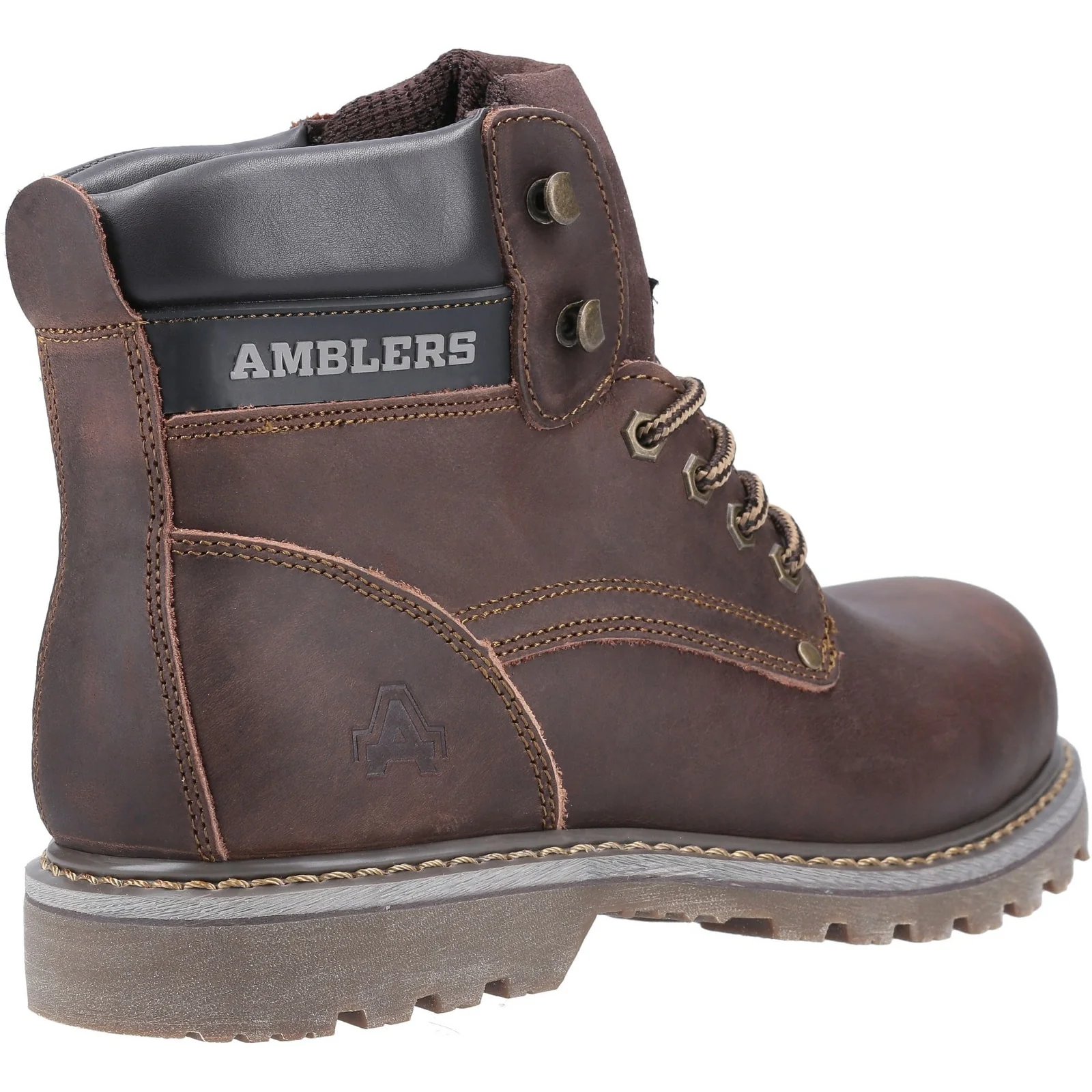 Amblers Mens Dorking Casual Boot Brown Crazy Horse - Image 4