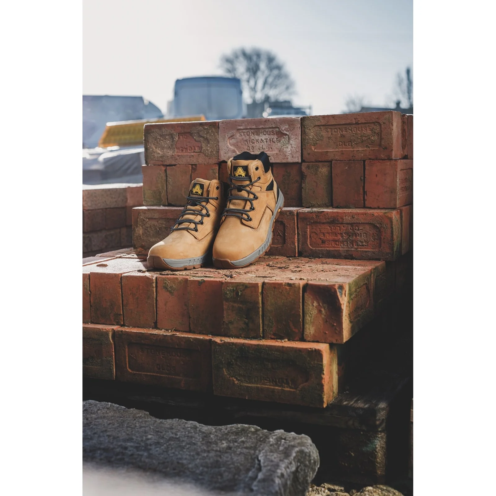 Amblers Safety Mens 261 Safety Boots Honey - Image 4