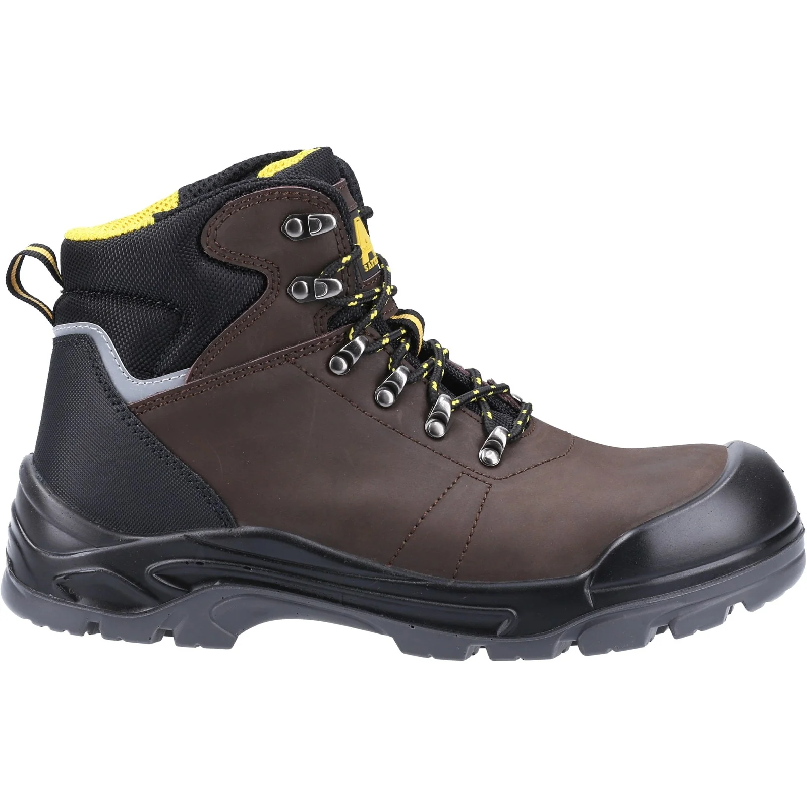 Amblers Safety Mens AS203 Laymore Water Resistant Leather Safety Boot Brown