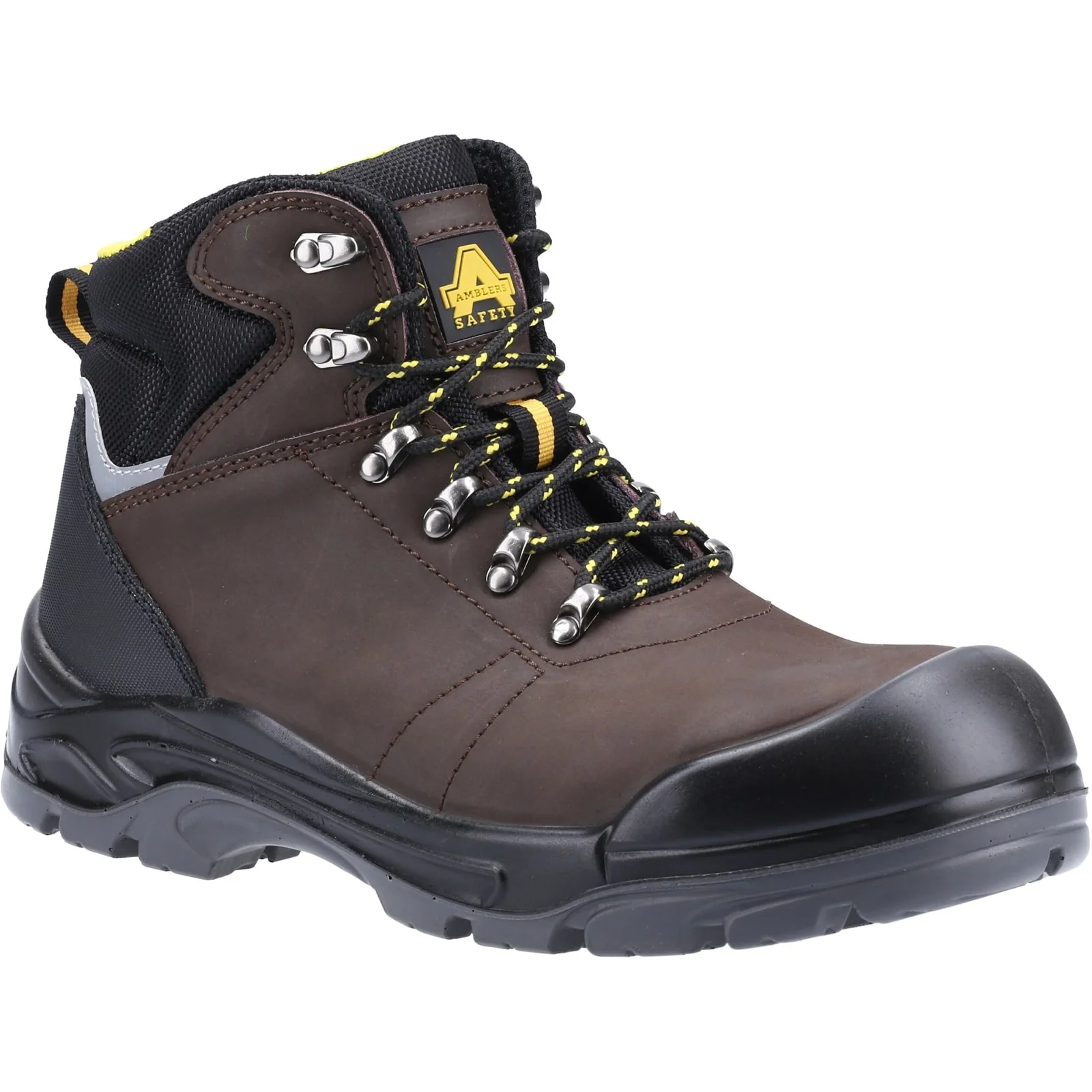 Amblers Safety Mens AS203 Laymore Water Resistant Leather Safety Boot Brown - Image 4