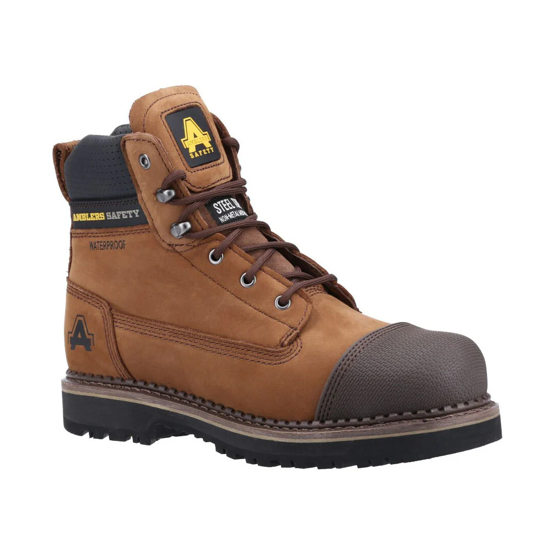 Amblers Safety Mens AS233 Scuff Safety Boot Brown - Image 4