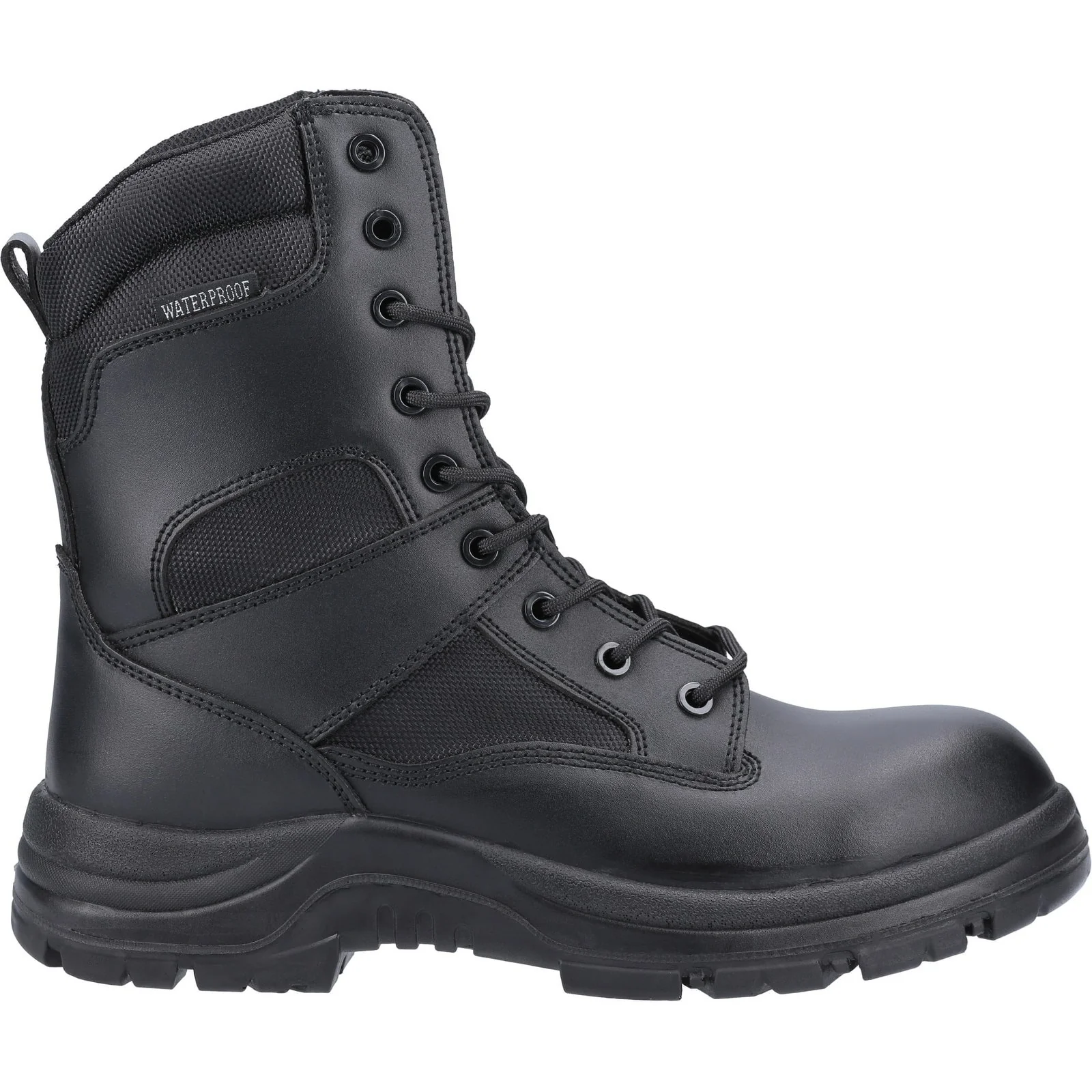 Amblers Safety Mens Combat Hi-Leg Waterproof Metal Free Boot Black
