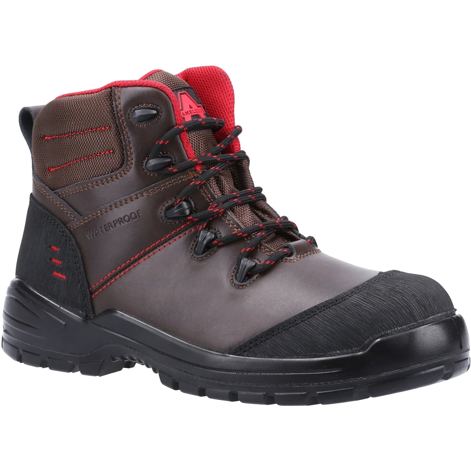 Amblers Safety Unisex 308C Metal Free Safety Boot Brown - Image 5