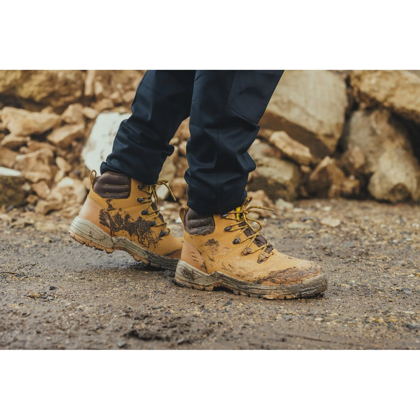 Amblers Safety Unisex 308C Metal Free Safety Boot Honey - Image 4
